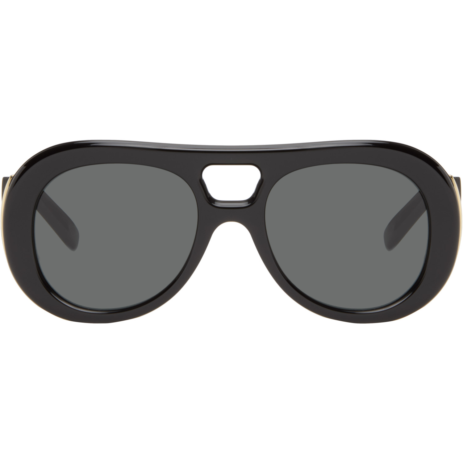 Givenchy Black Mask Aviator Sunglasses