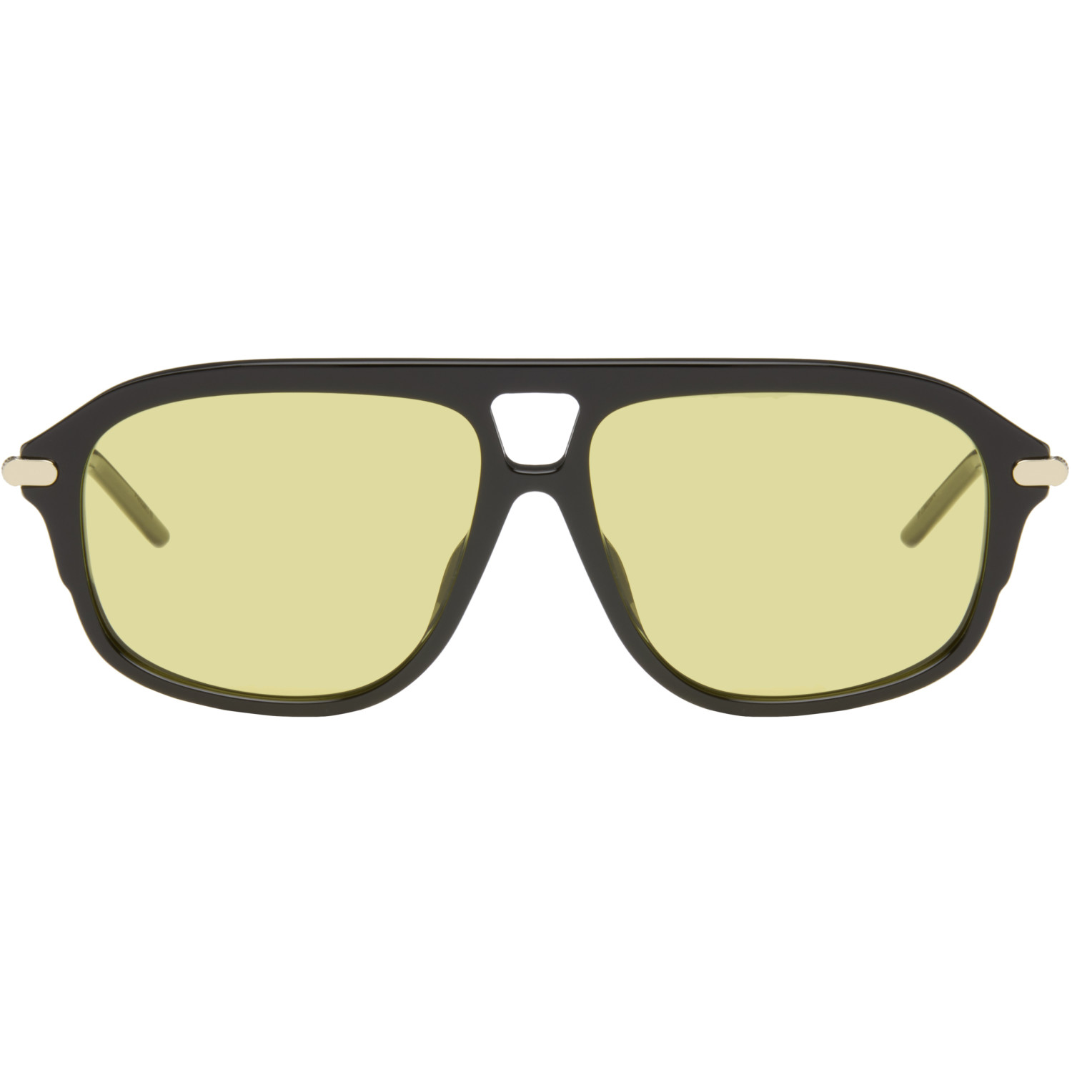 Givenchy Black GV One Aviator Sunglasses