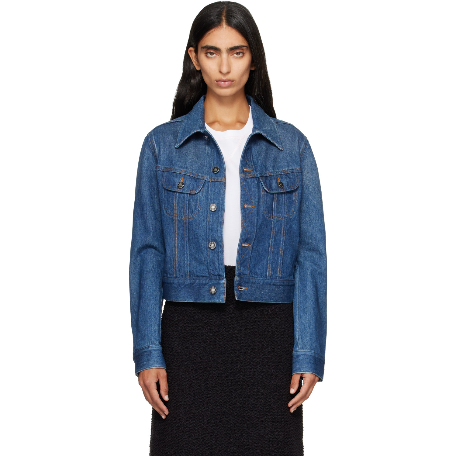 Givenchy Blue Regular Denim Jacket