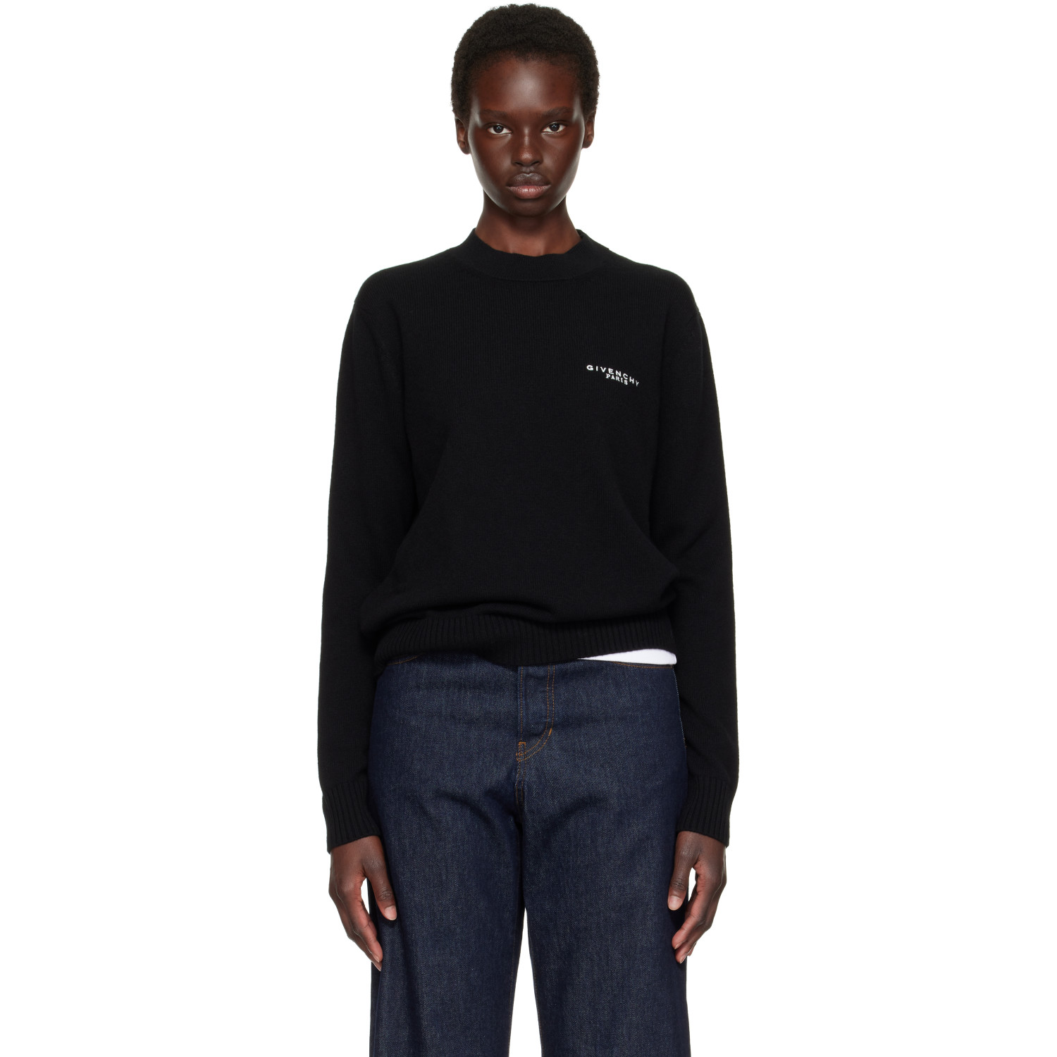 Givenchy Black Wool & Cashmere Sweater