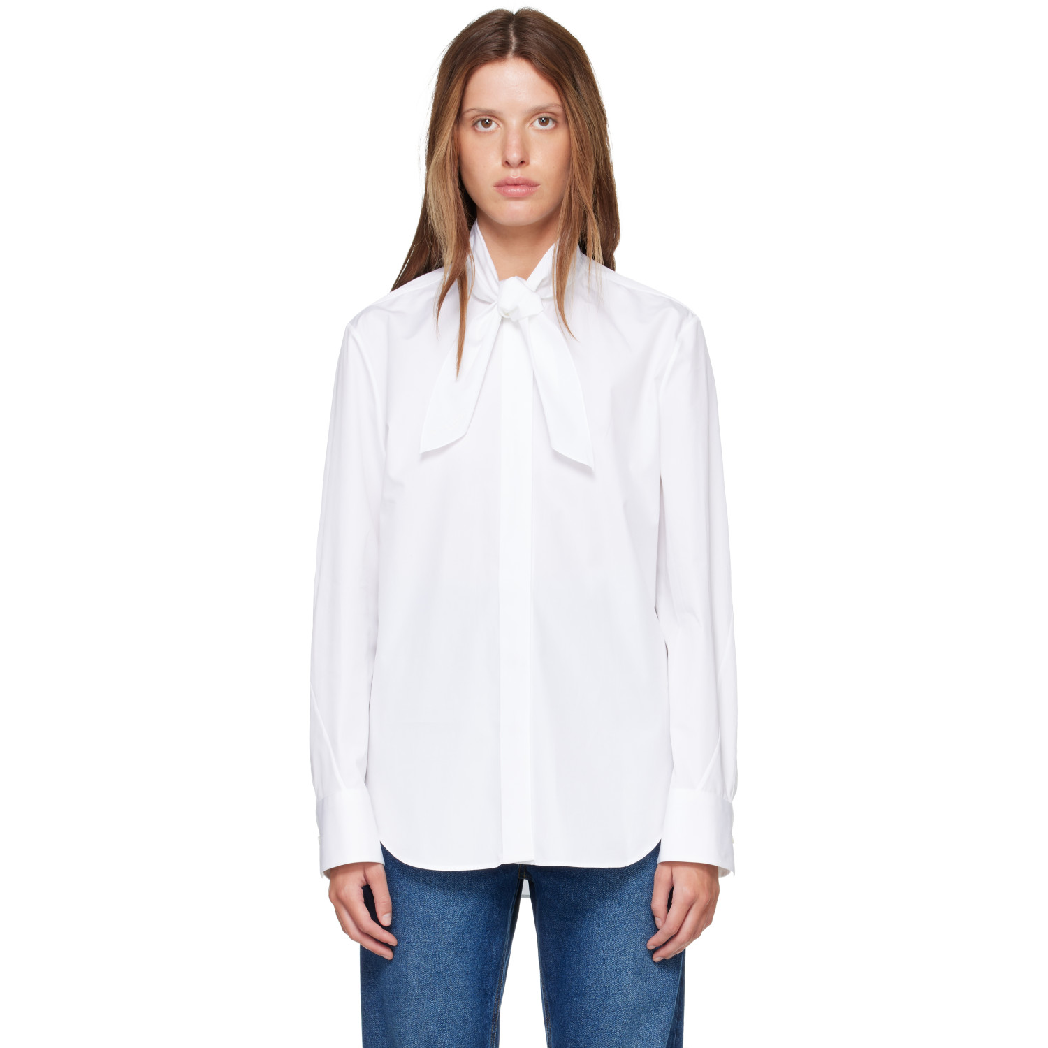 Givenchy White Cocoon Shirt