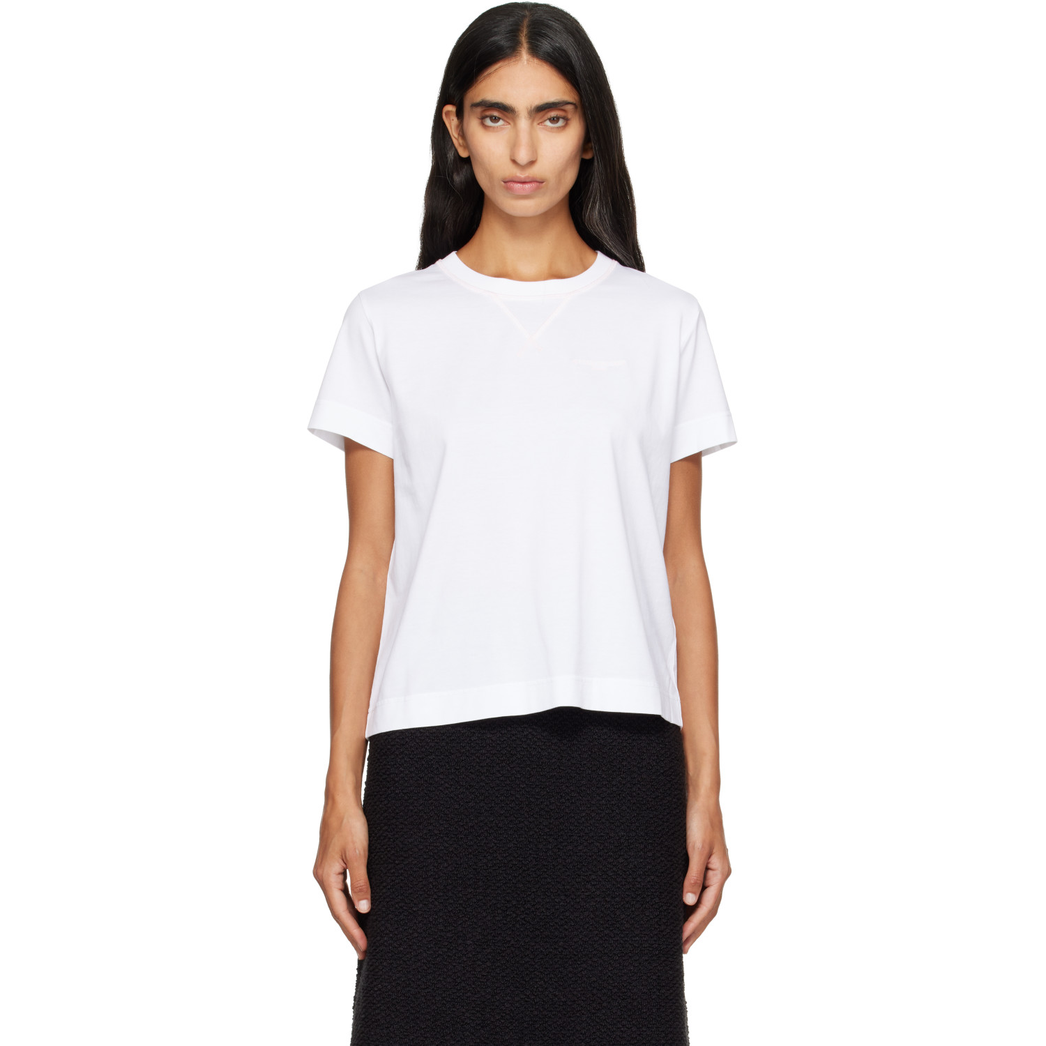 Givenchy White Logo Crewneck T-shirt