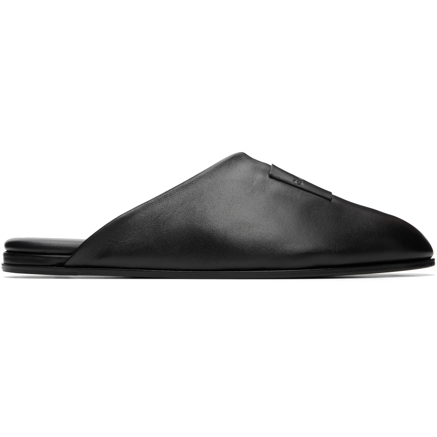 Givenchy Black Label Nappa Leather Mule Flats
