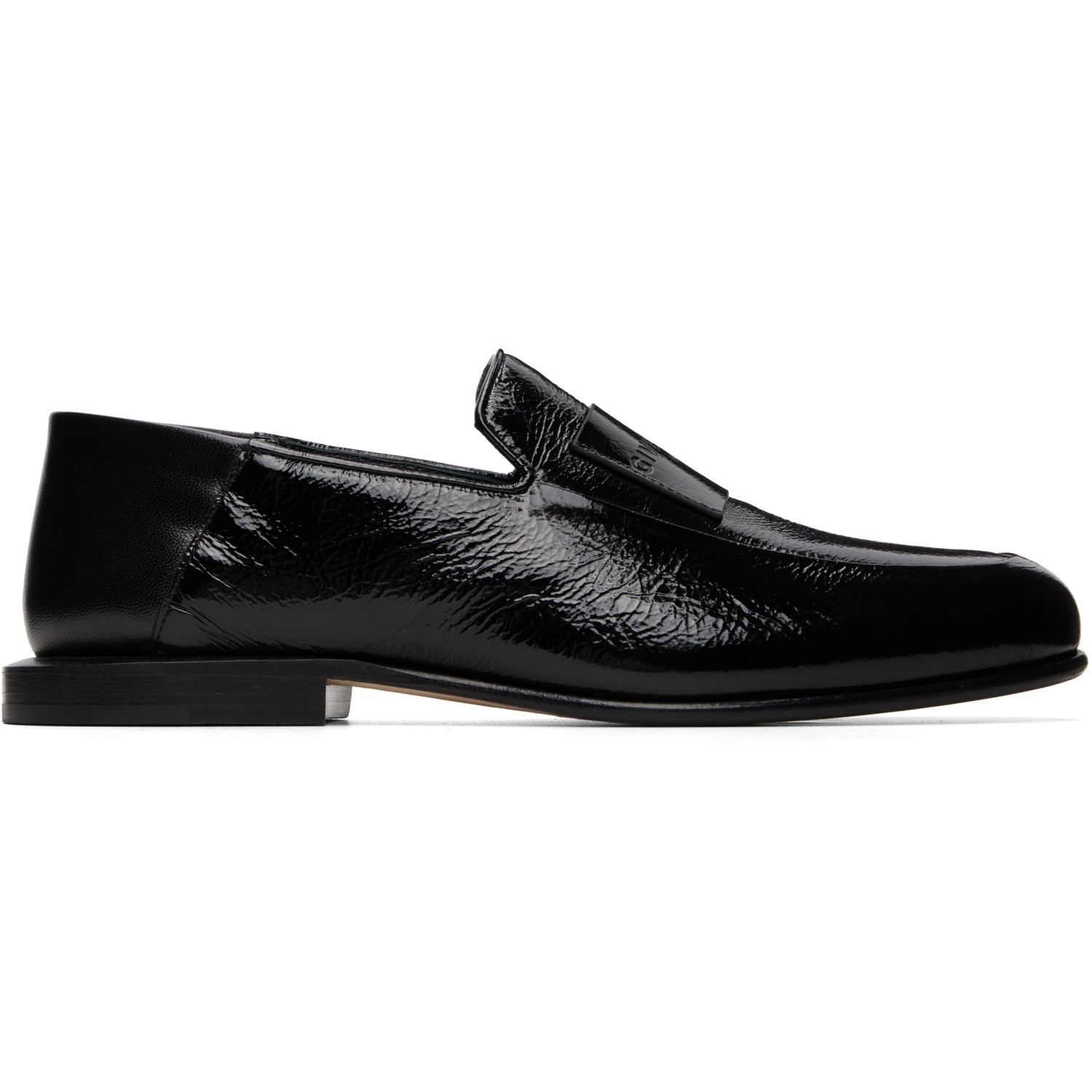 Givenchy Black Label Loafers In 001-black