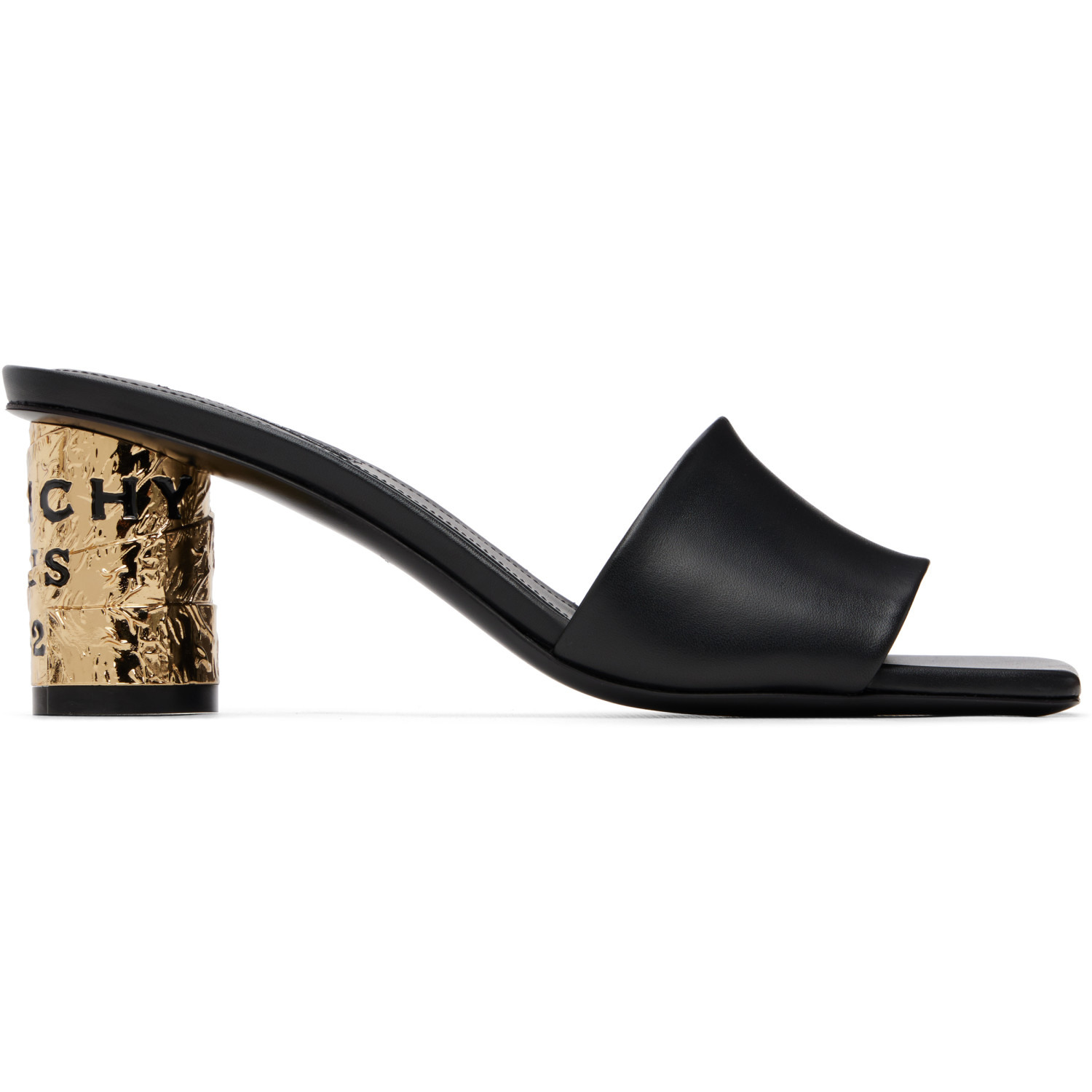 Givenchy Black Tape Heeled Sandals