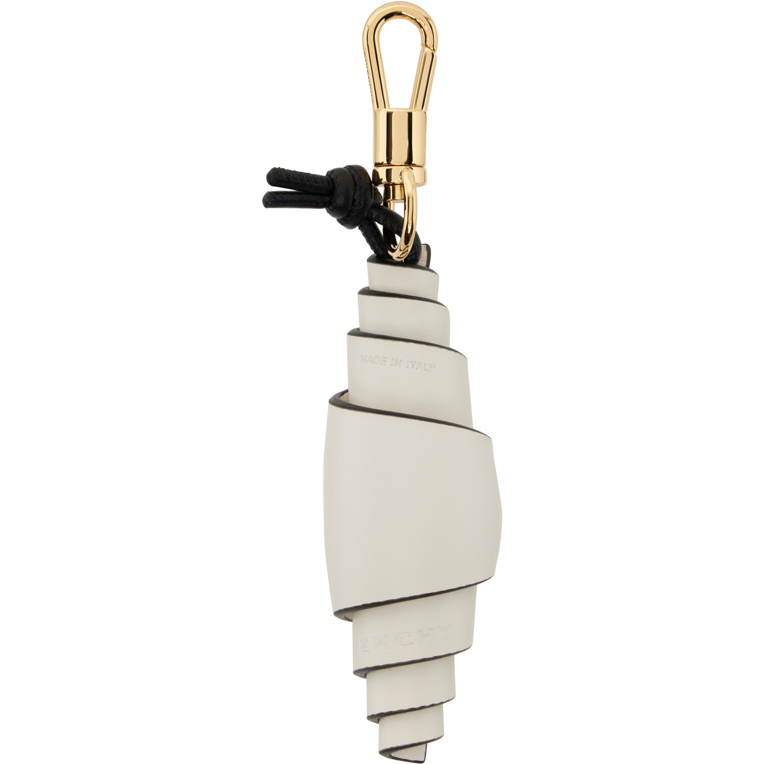 Givenchy White Lucky Charms Croissant Bag Charm