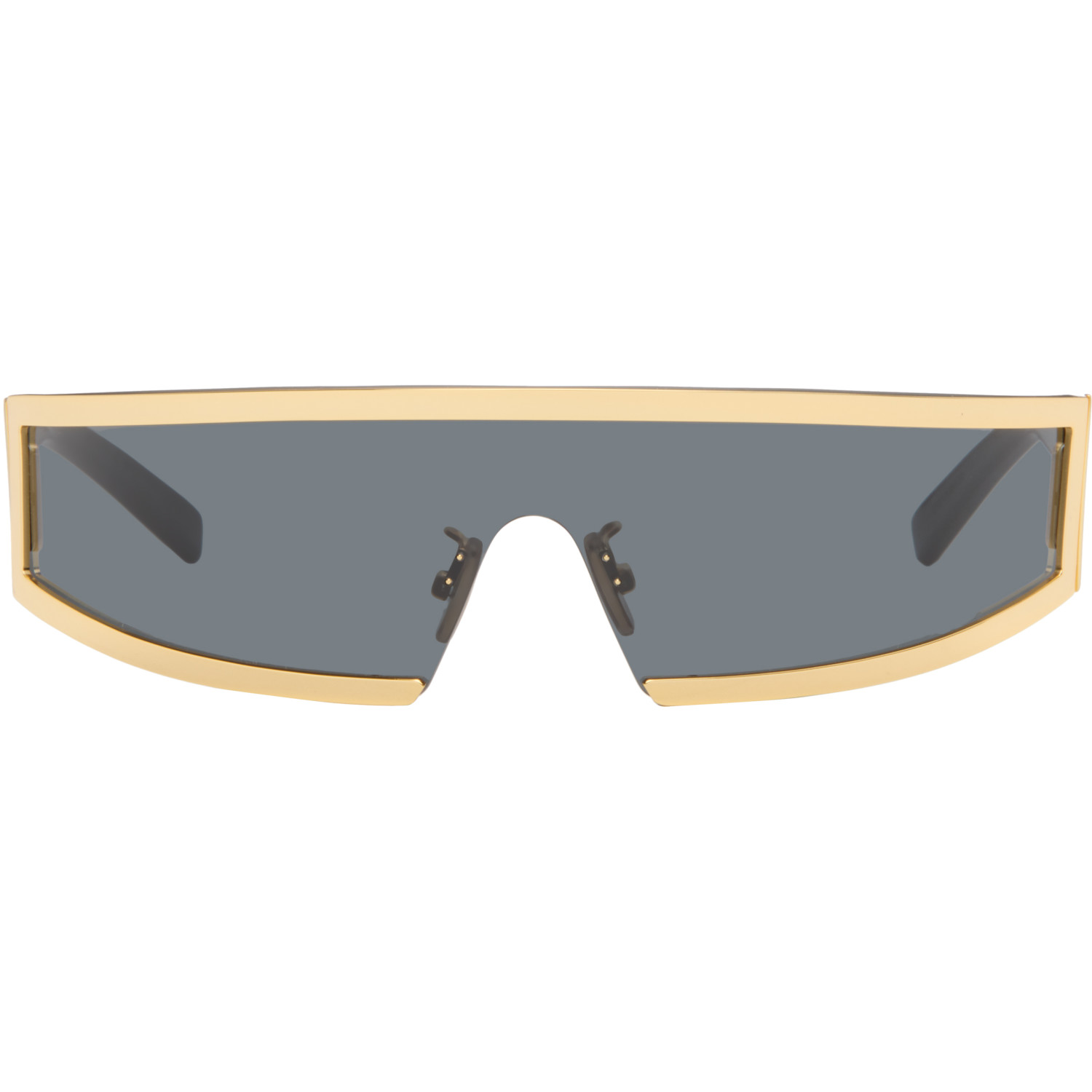 Givenchy Gold Square Sunglasses
