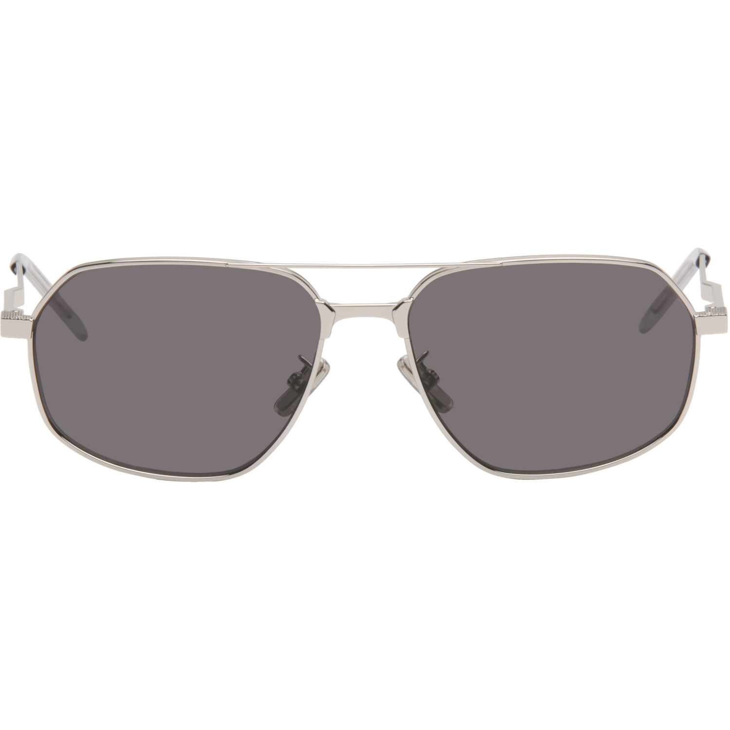 Givenchy Silver GV One Sunglasses