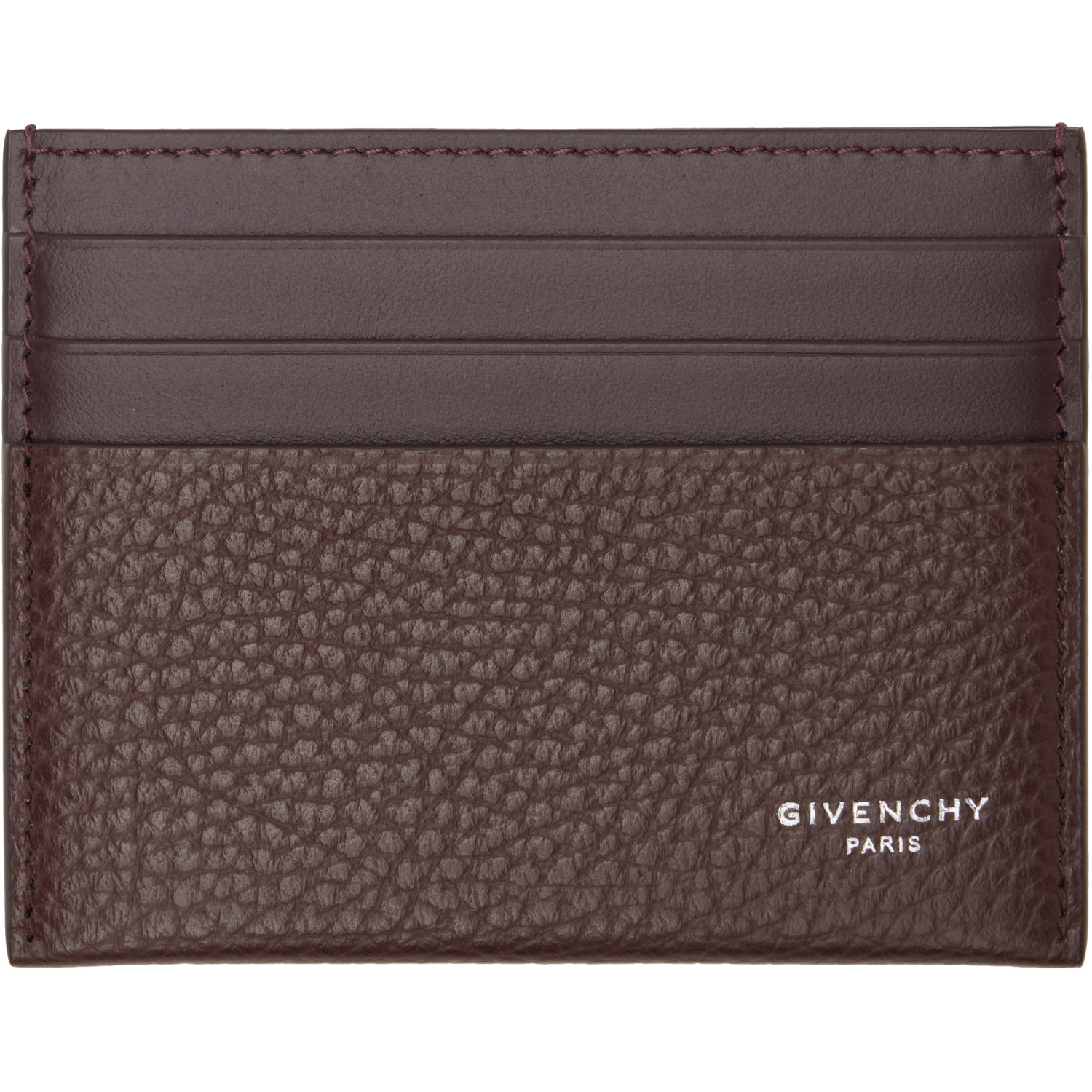 Givenchy Brown Logo Card Holder