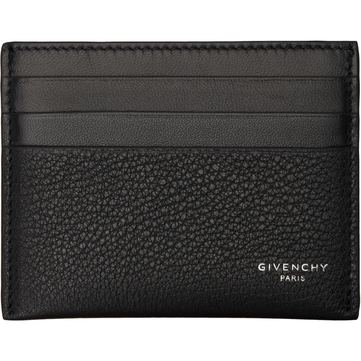 Givenchy Black Leather Card Holder