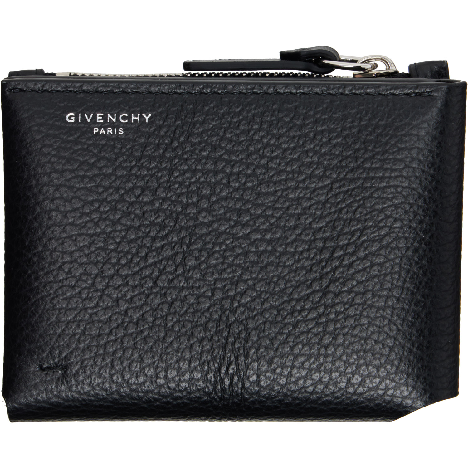 Givenchy Black Folded Trifold Wallet