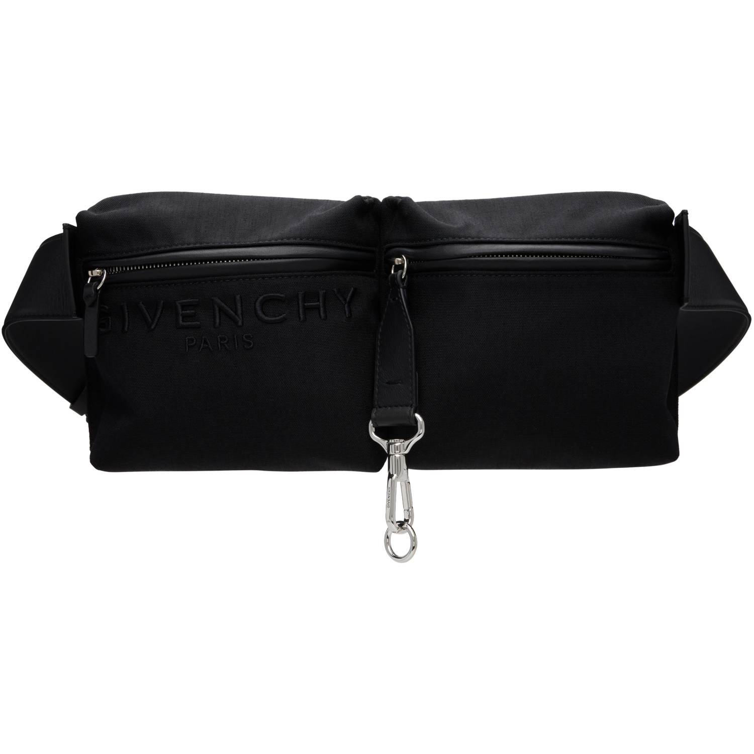 Givenchy Black Cargo Canvas Belt Bag