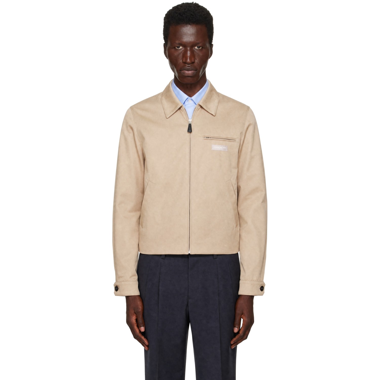 Givenchy Beige Cotton Harrington Jacket