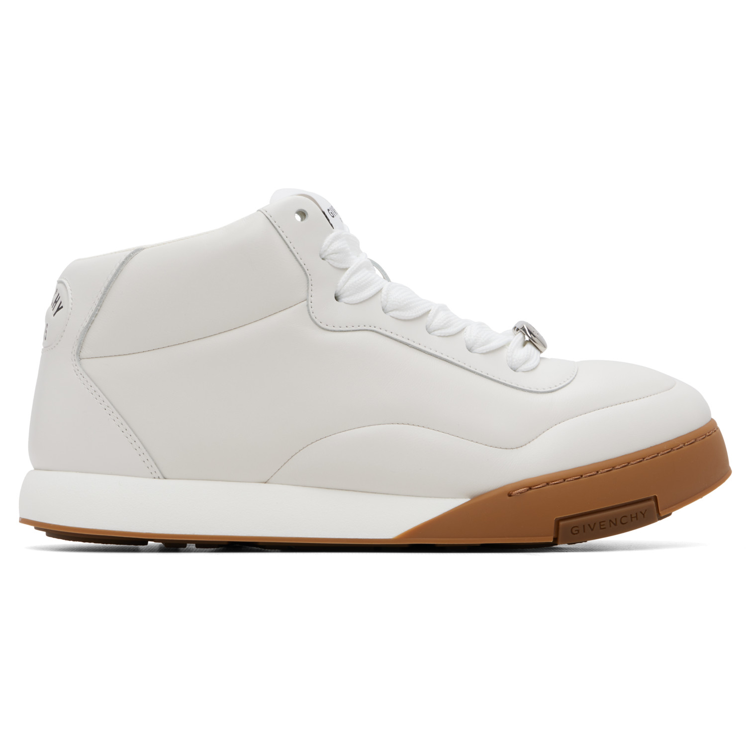 Givenchy White ' Puffy Yard' Mid-top Sneakers