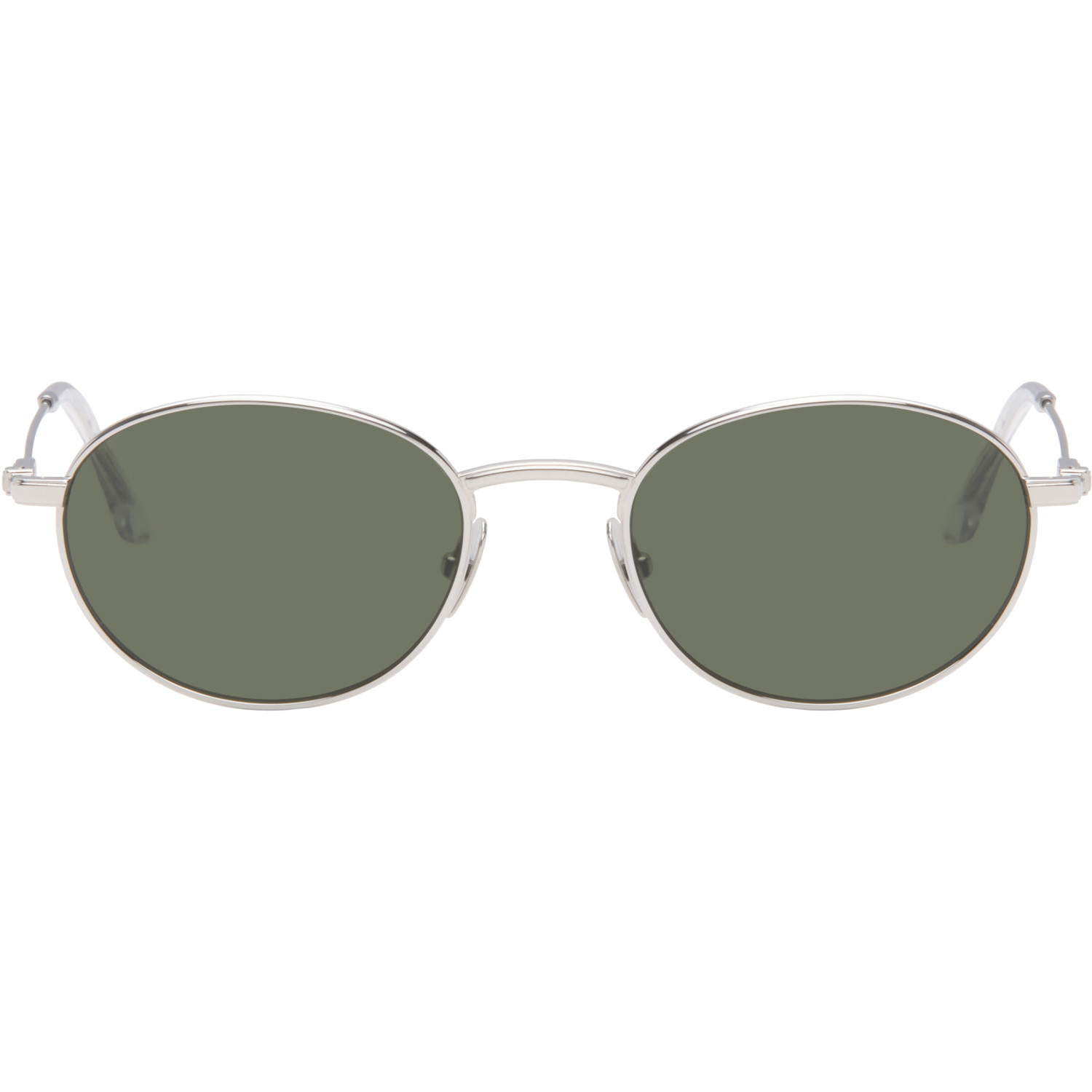 THISTLES Silver 'The CRUZ' Sunglasses