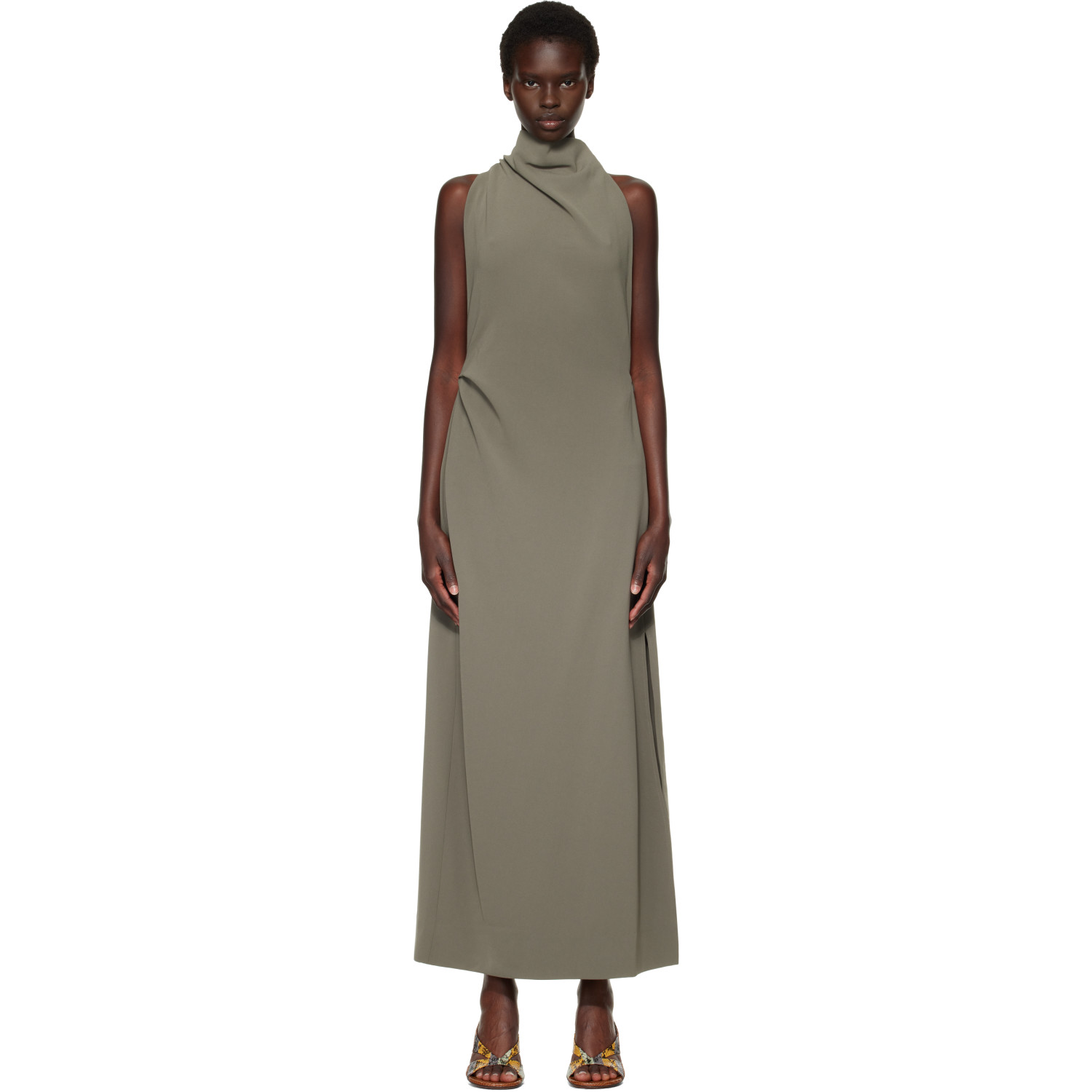 Proenza Schouler Khaki Selena Maxi Dress