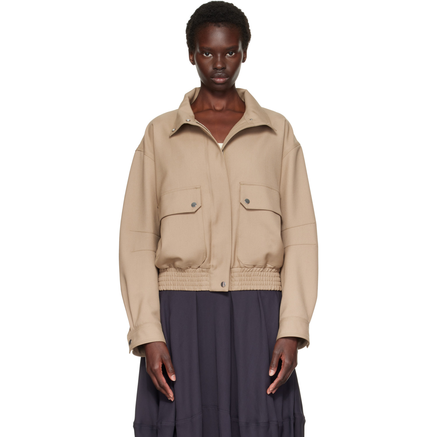 Proenza Schouler Beige Aviva Jacket