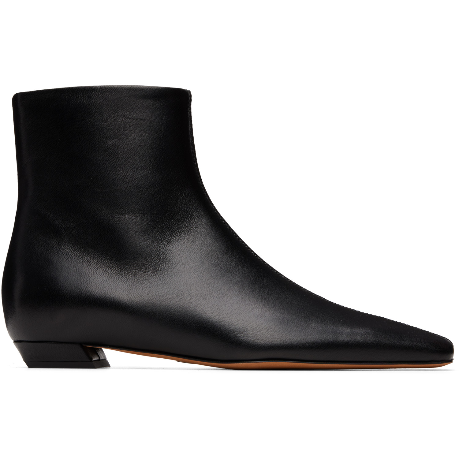 Proenza Schouler Black Trap Flat Ankle Boots