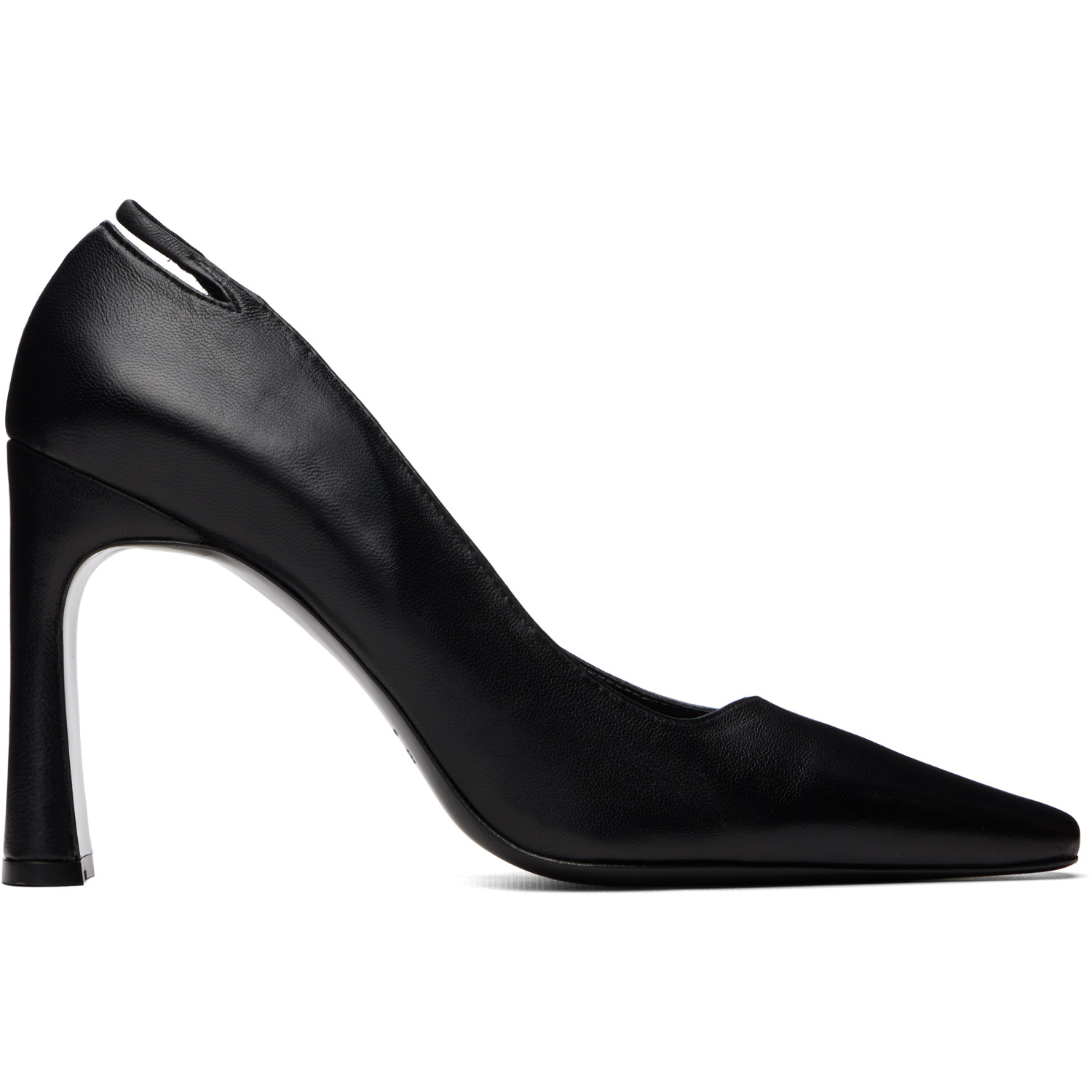 BY FAR Black Diva Heels