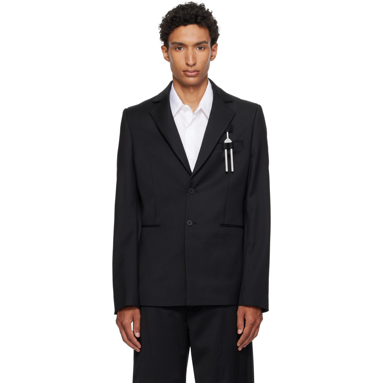 HELIOT EMIL Black Diapason Blazer