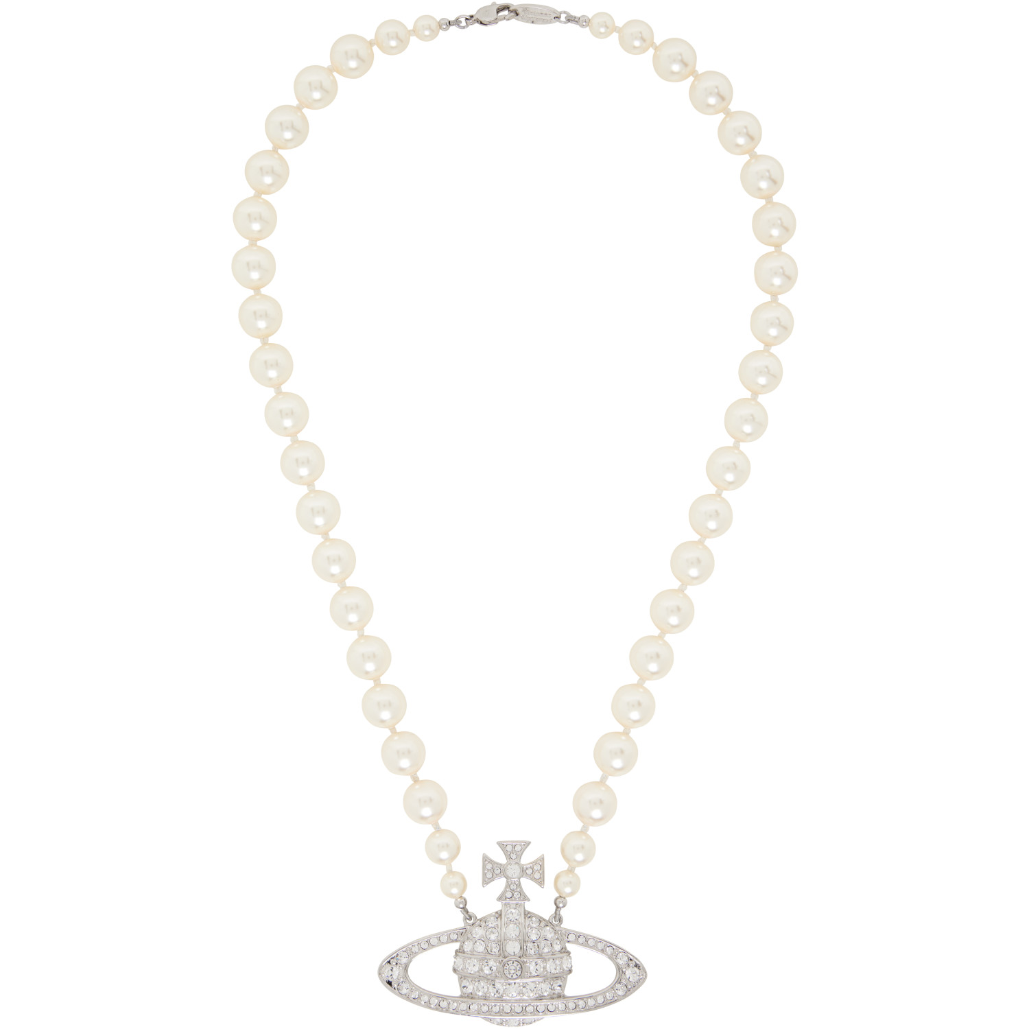 Vivienne Westwood Bas Relief Faux-Pearl Necklace
