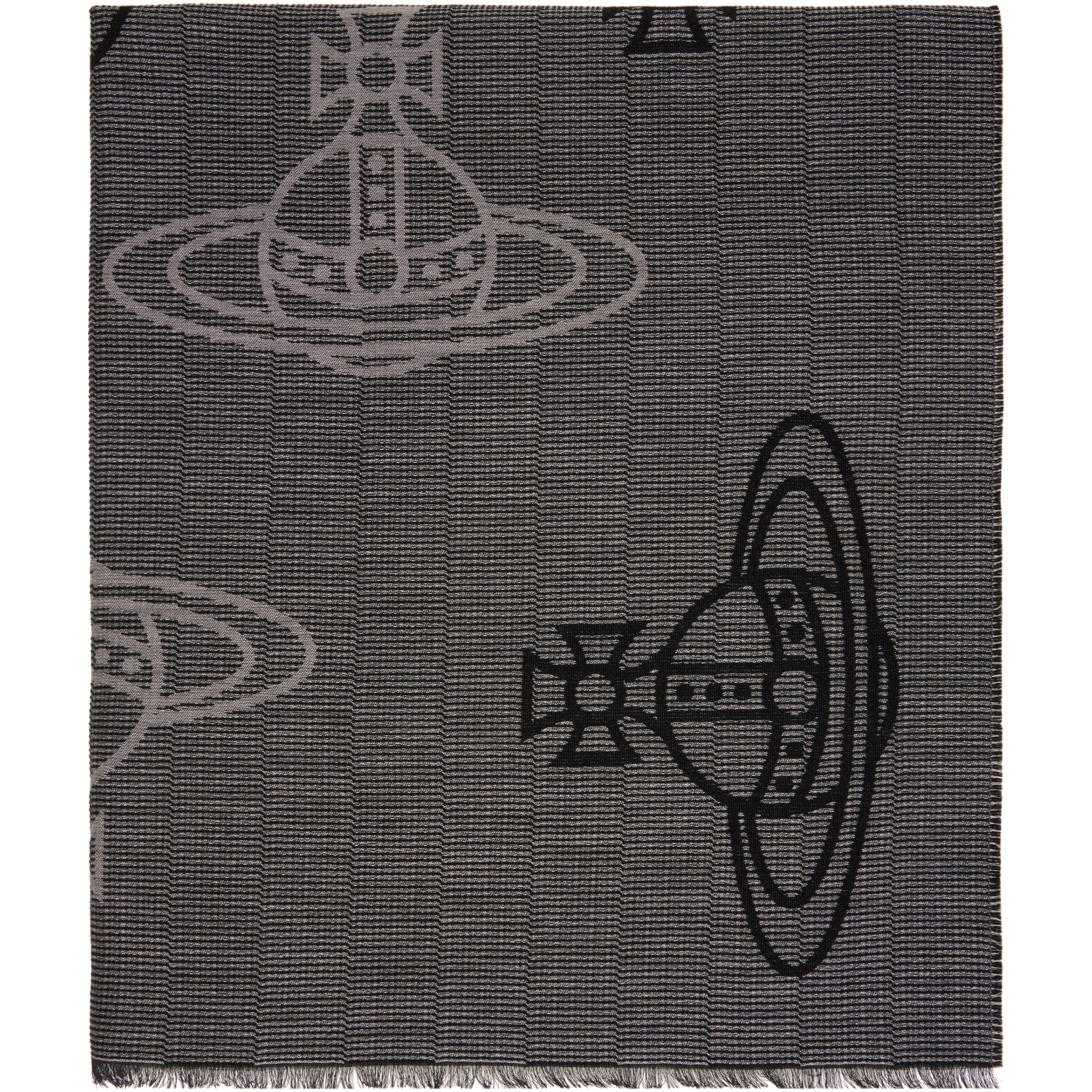 Vivienne Westwood Gray Orb Scarf