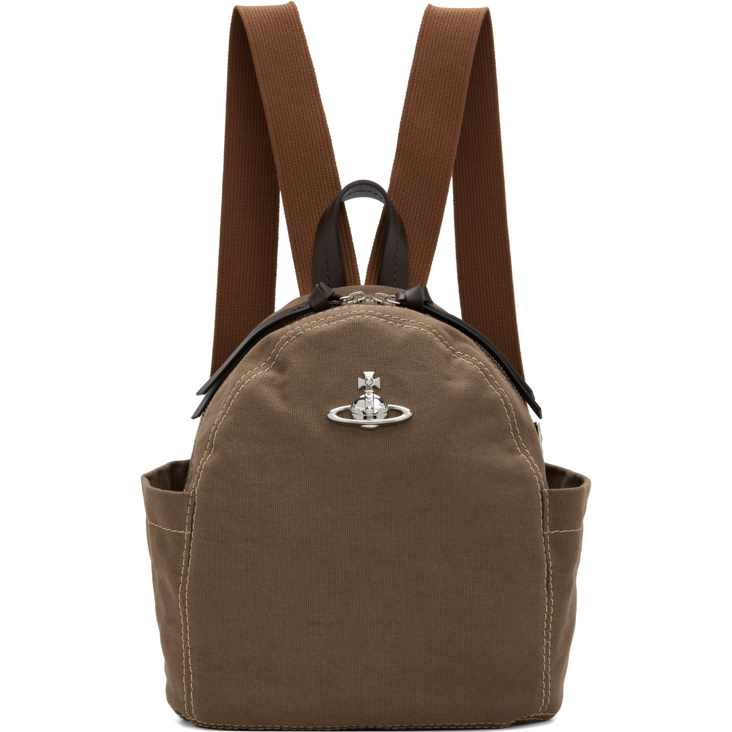 Vivienne Westwood Khaki George Small Backpack