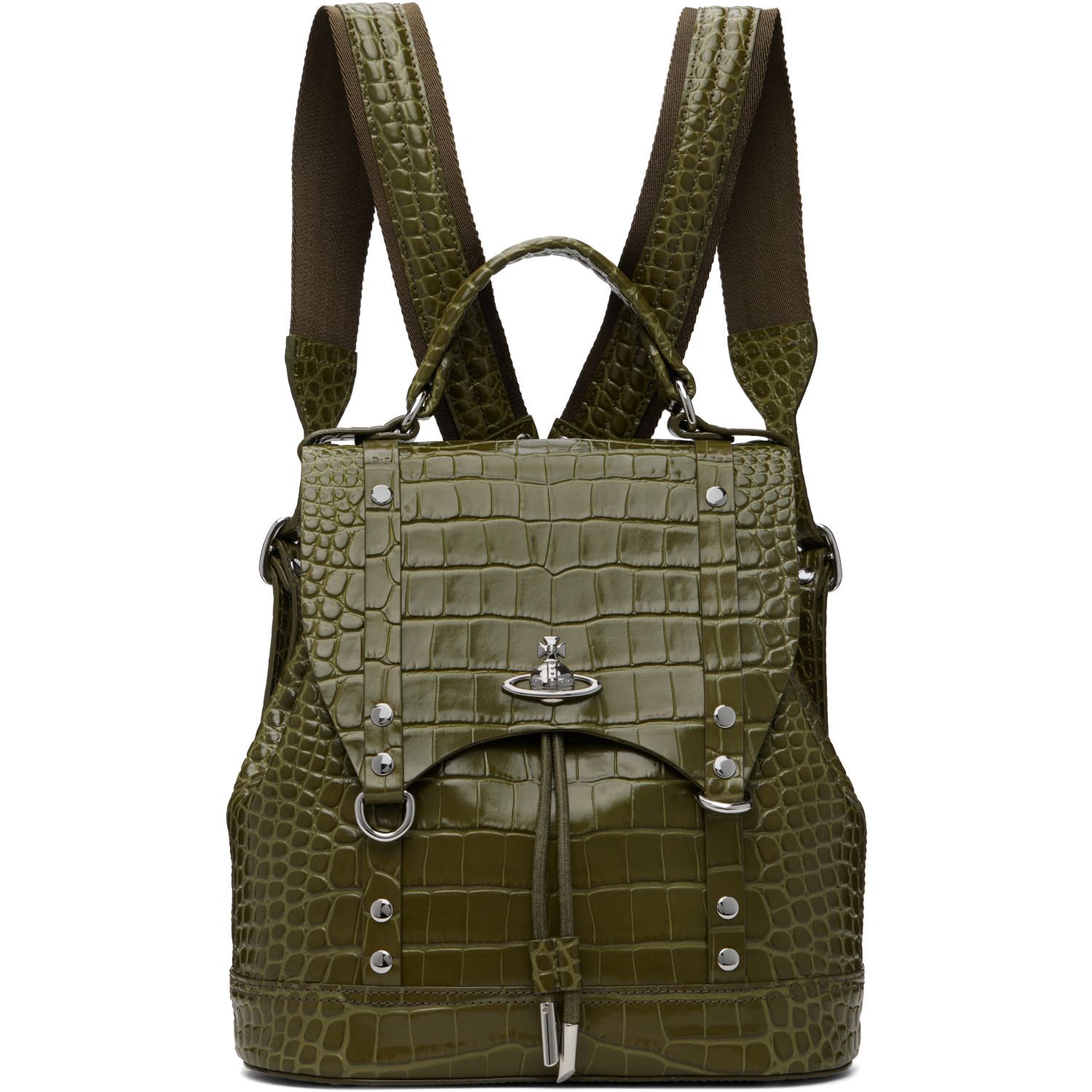 Vivienne Westwood Khaki Max Small Backpack