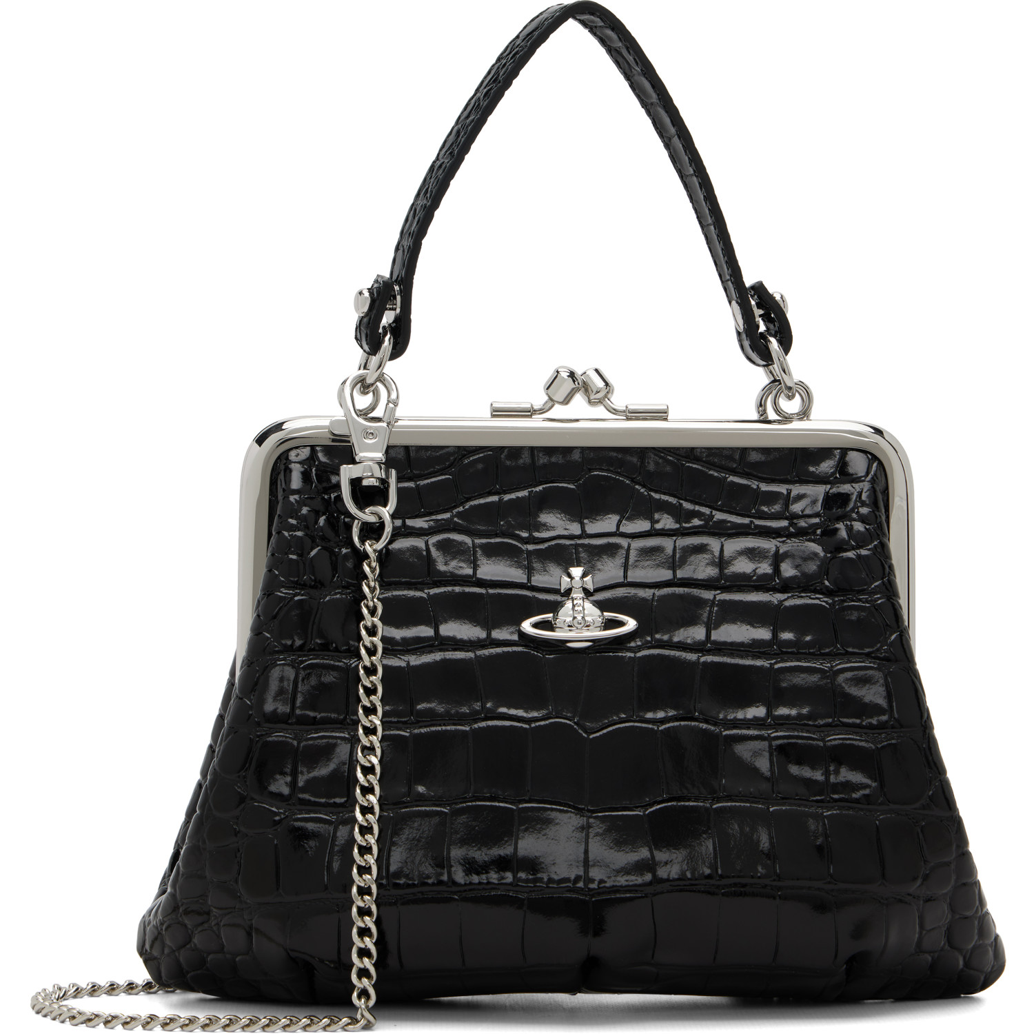 Vivienne Westwood Black Granny Frame Bag