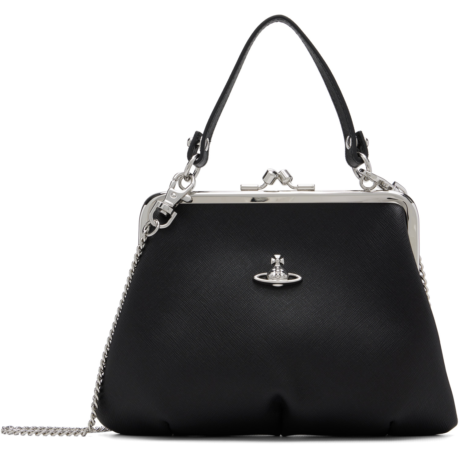 Vivienne Westwood Black Granny Frame Bag