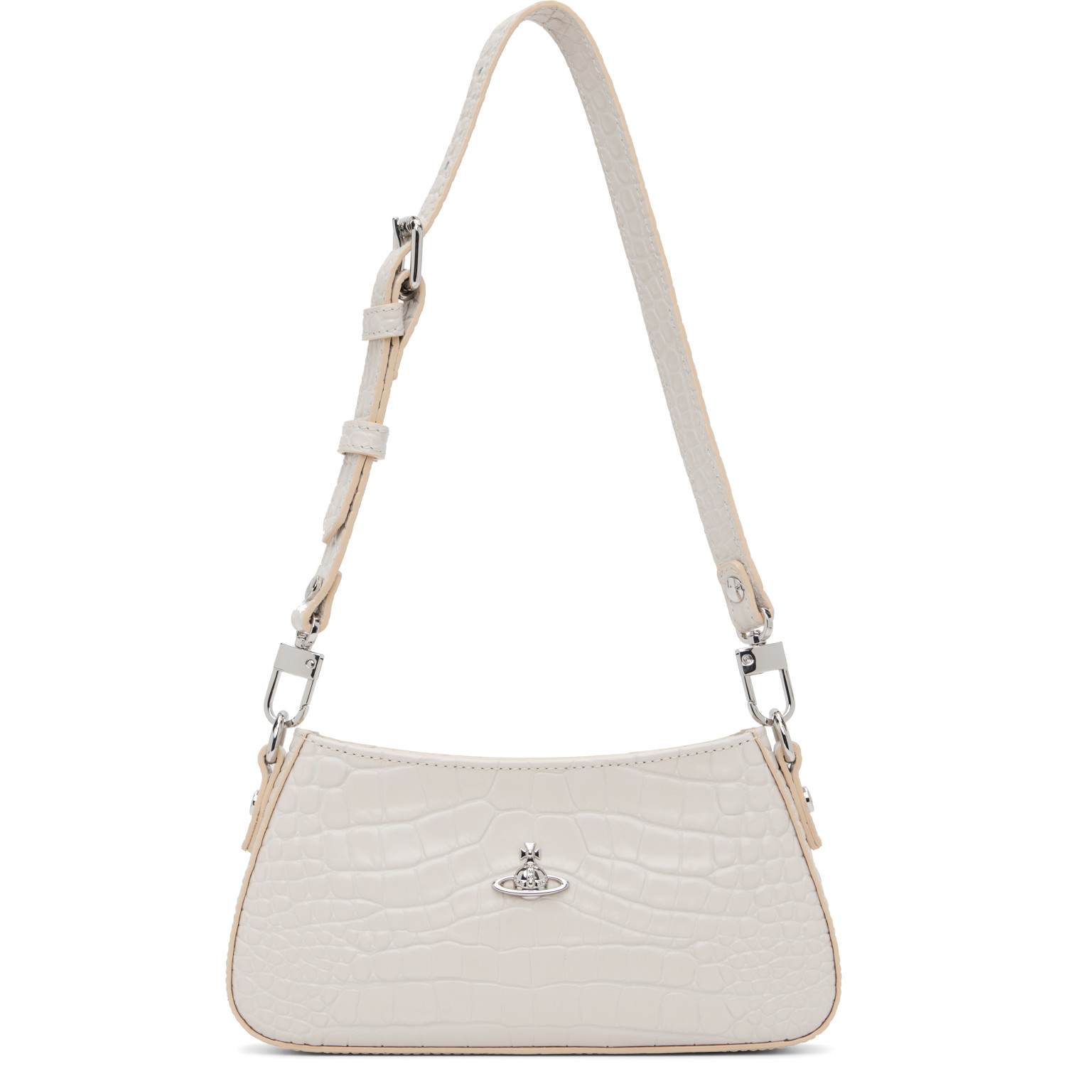 Vivienne Westwood Off-White Tasha Shoulder Phone Bag