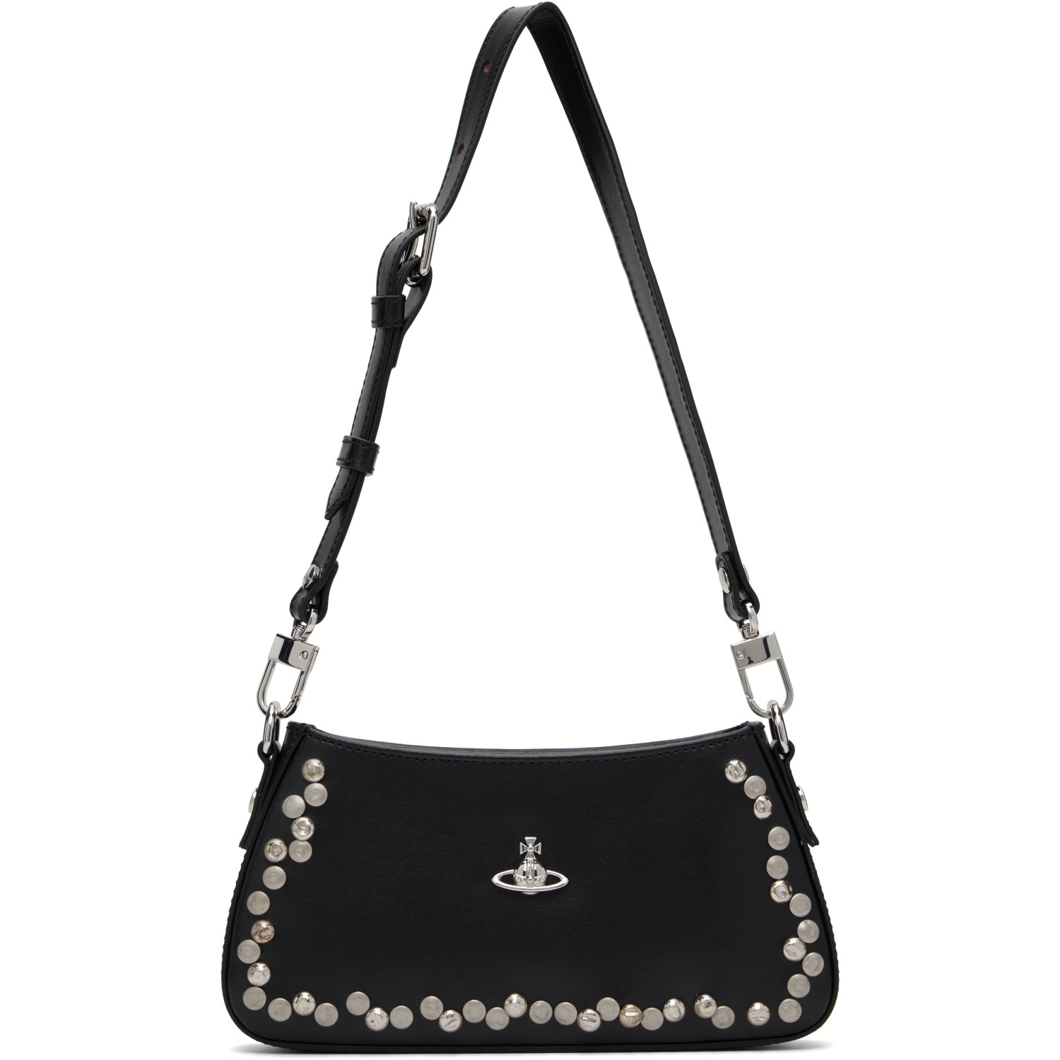 Vivienne Westwood Black Tasha Shoulder Phone Bag