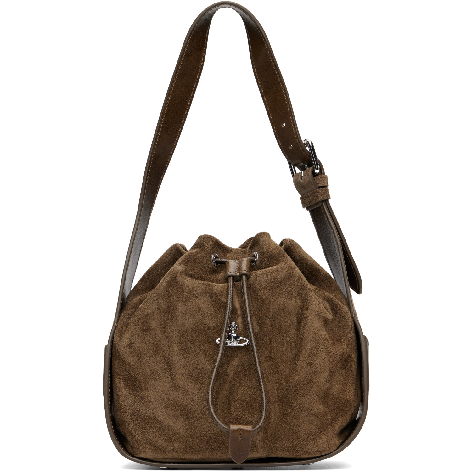 Vivienne Westwood Khaki Stacey Bucket Bag