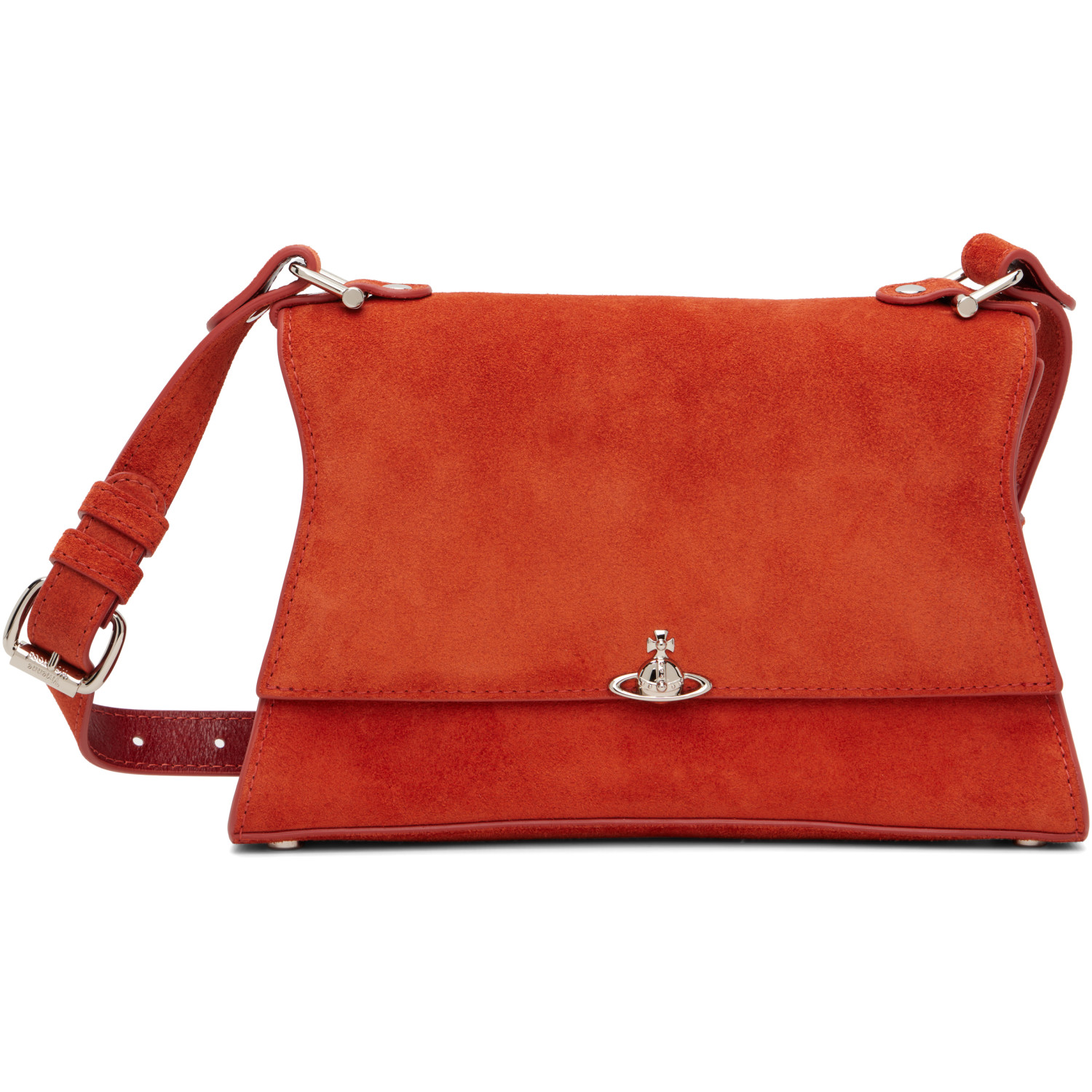 Vivienne Westwood Orange Bianca Small Shoulder Bag