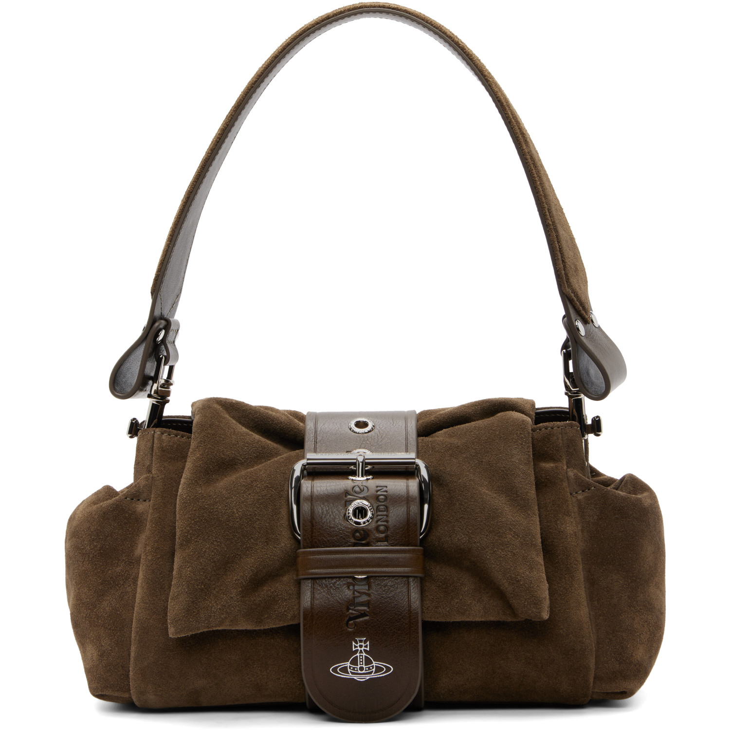 Vivienne Westwood Khaki Hazel Treasure Hand Bag