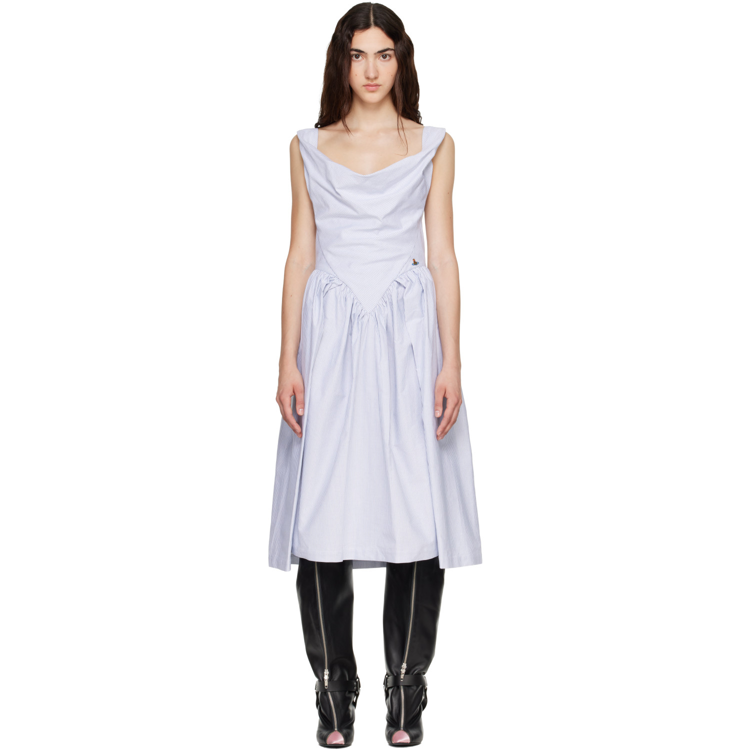 Vivienne Westwood Blue Sunday Midi Dress