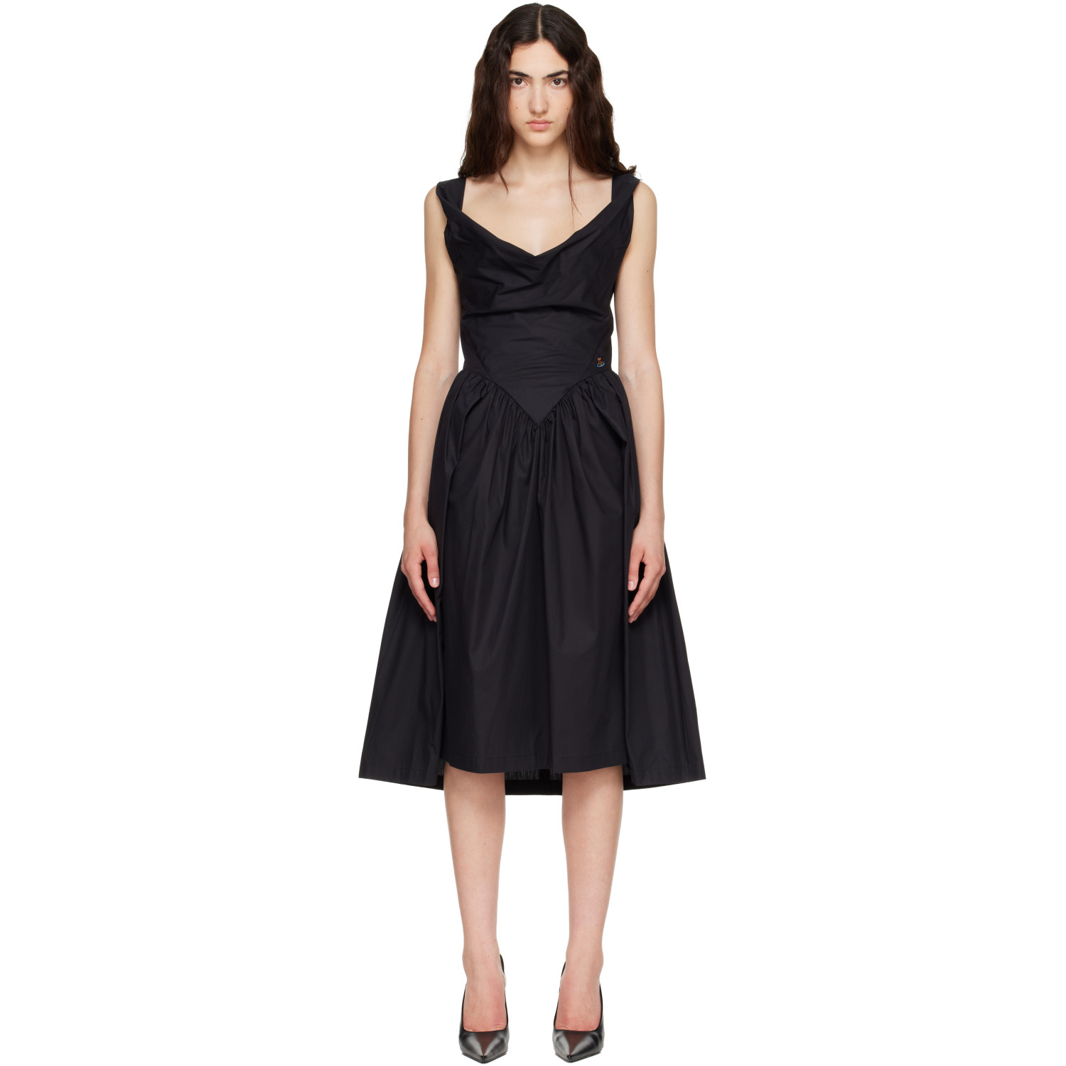 Vivienne Westwood Black Sunday Midi Dress