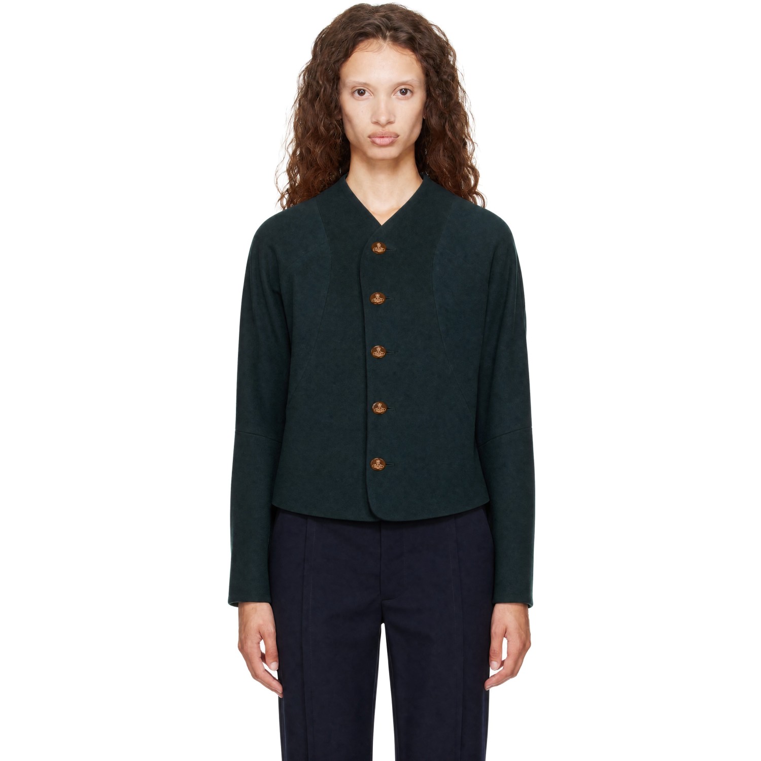 Vivienne Westwood Green Pourpoint Jacket