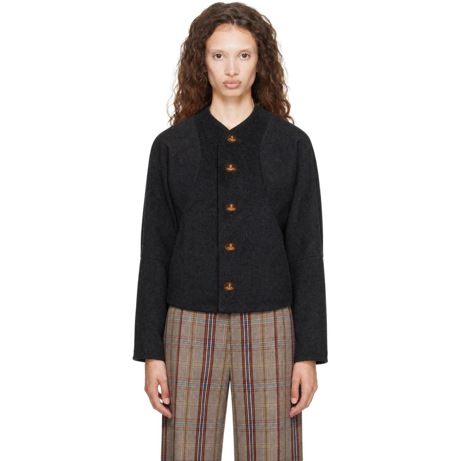 Vivienne Westwood Gray Pourpoint Jacket