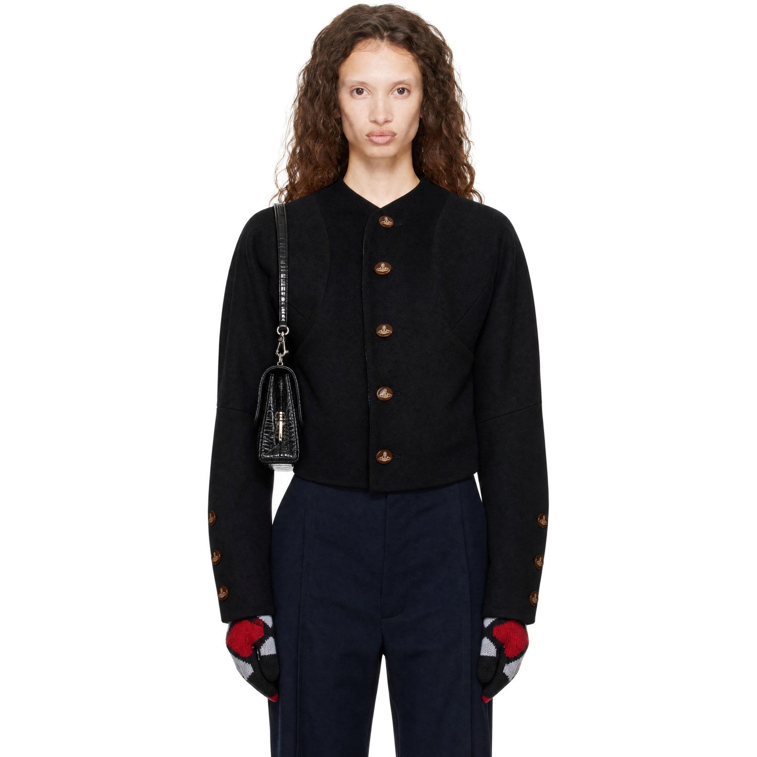 Vivienne Westwood Black Pourpoint Jacket