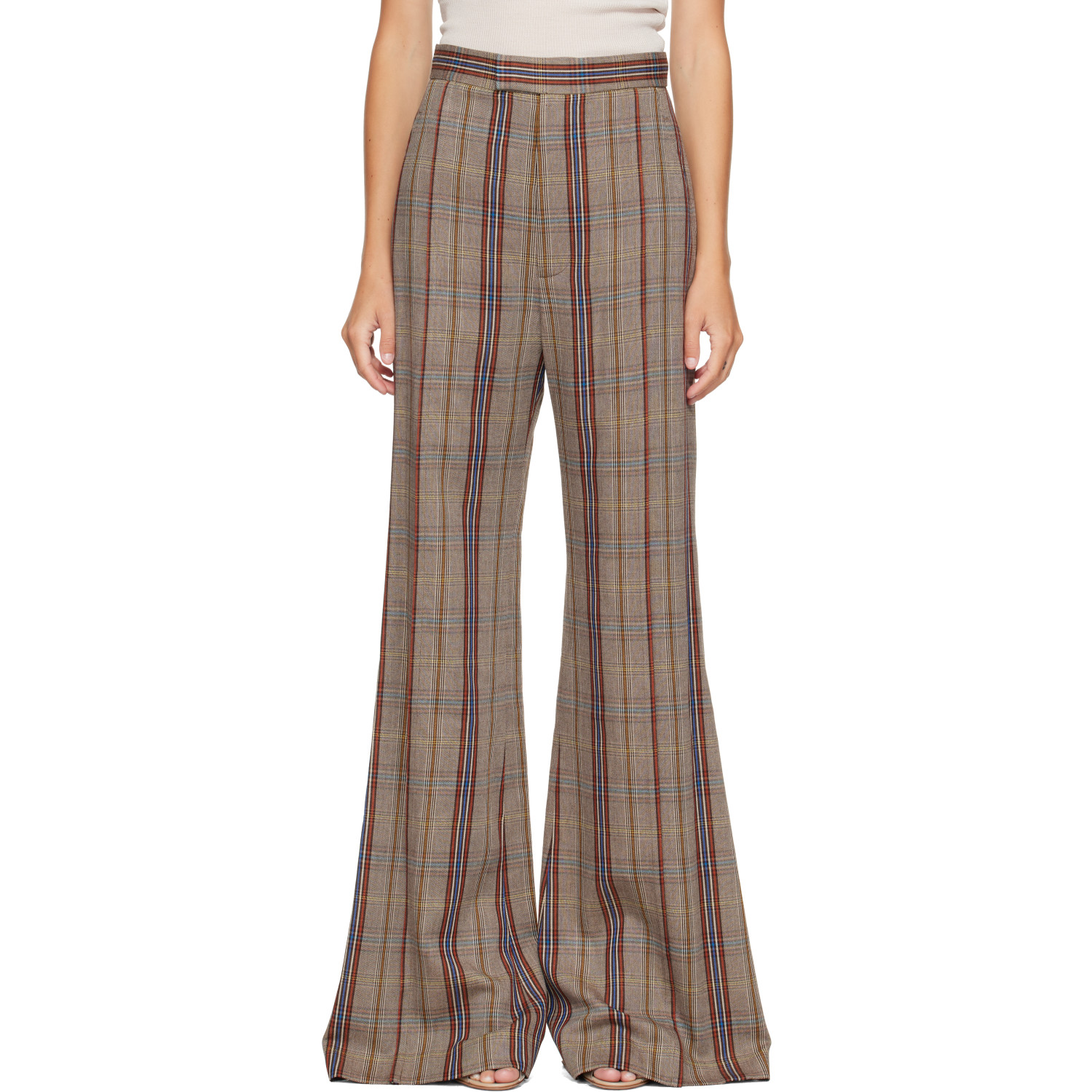 Vivienne Westwood Brown Wide Leg Trousers