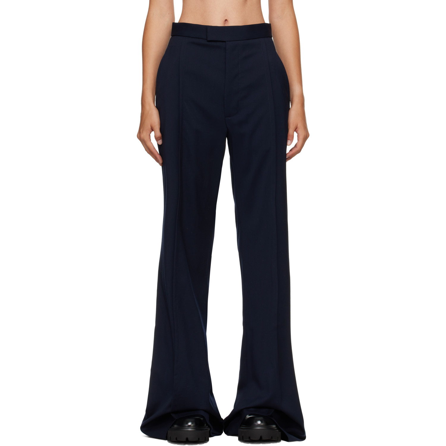 Vivienne Westwood Navy Wide Leg Trousers