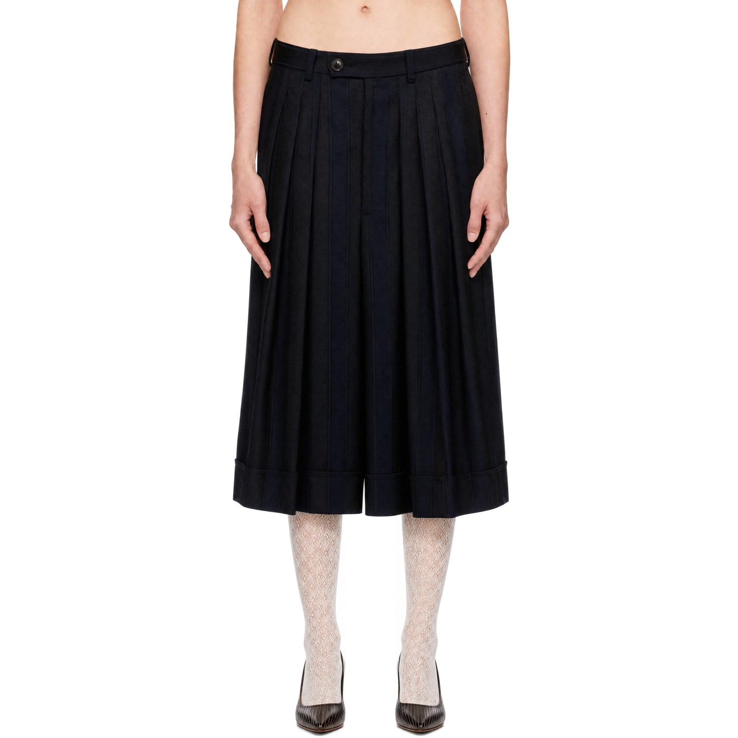 Vivienne Westwood Navy & Black Culottes Trousers