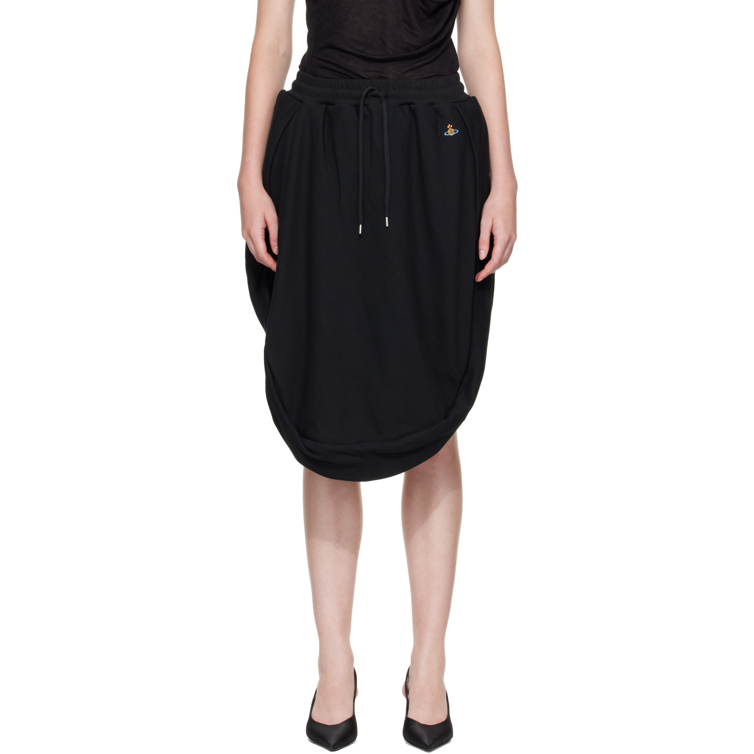 Vivienne Westwood Black Zingara Midi Skirt