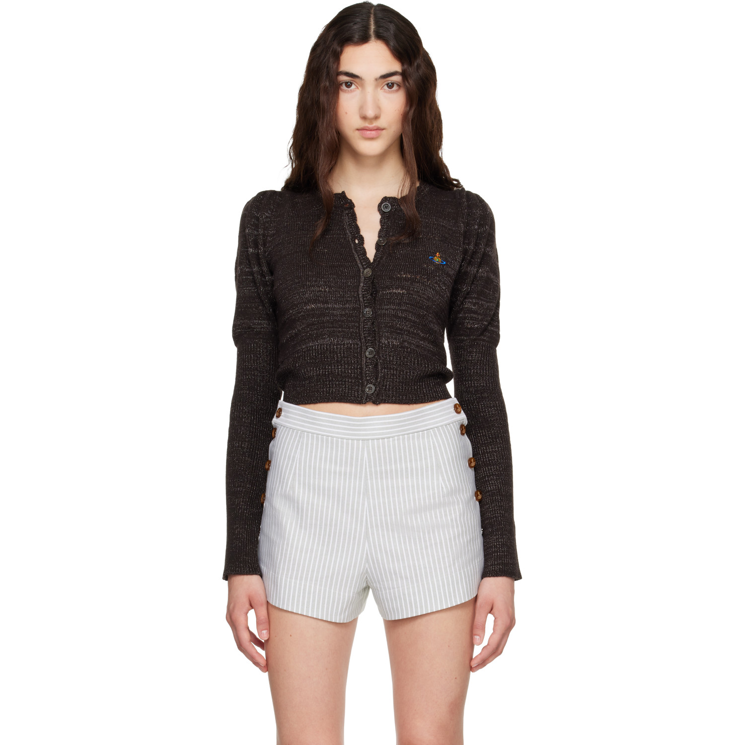 Vivienne Westwood Brown Veronica Cardigan