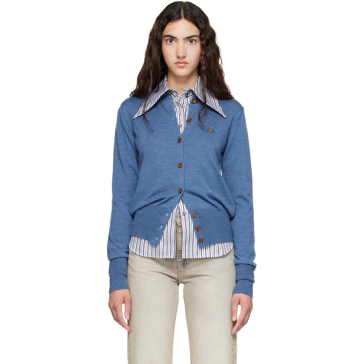 Vivienne Westwood Blue Bea Cardigan