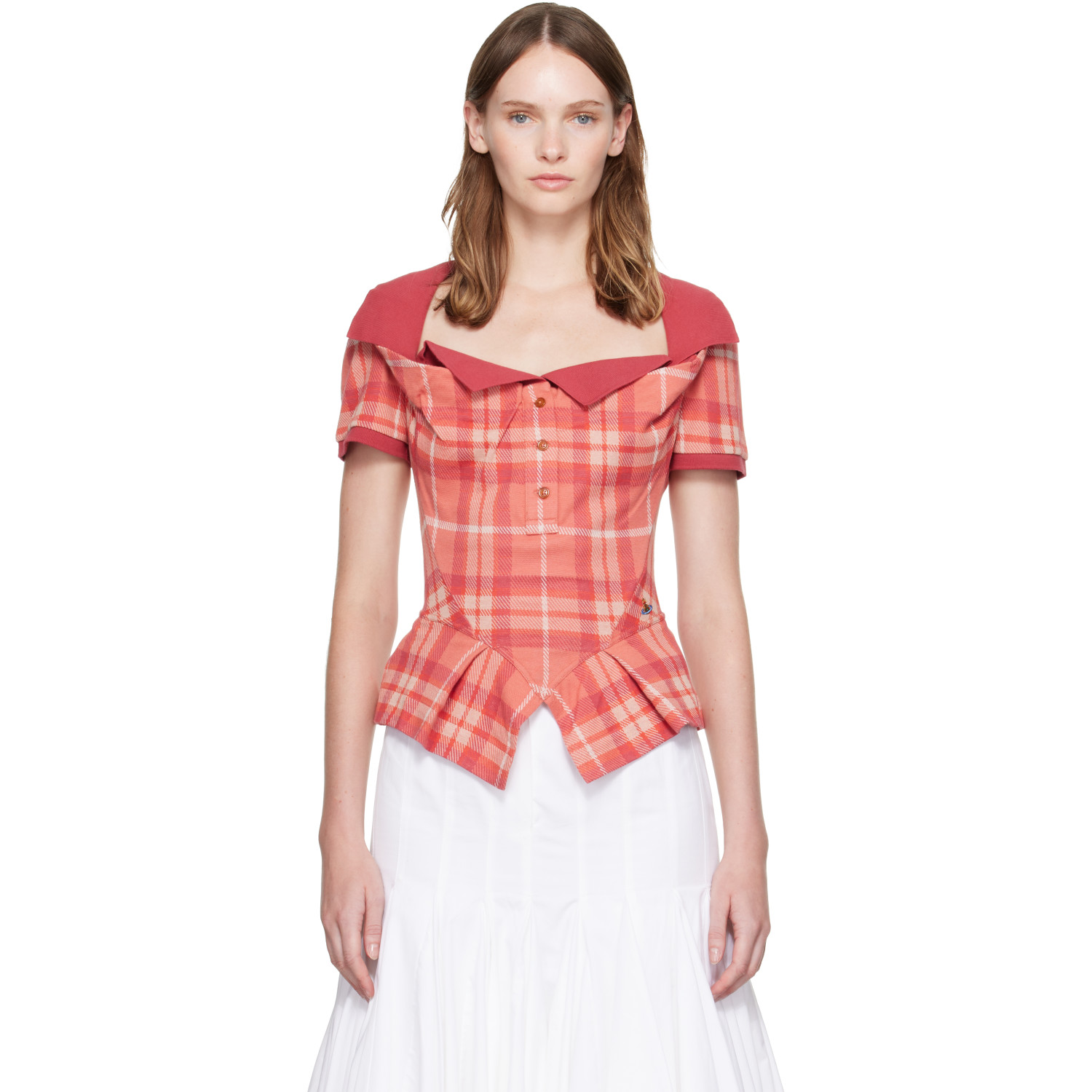 Vivienne Westwood Pink Monday Polo Top