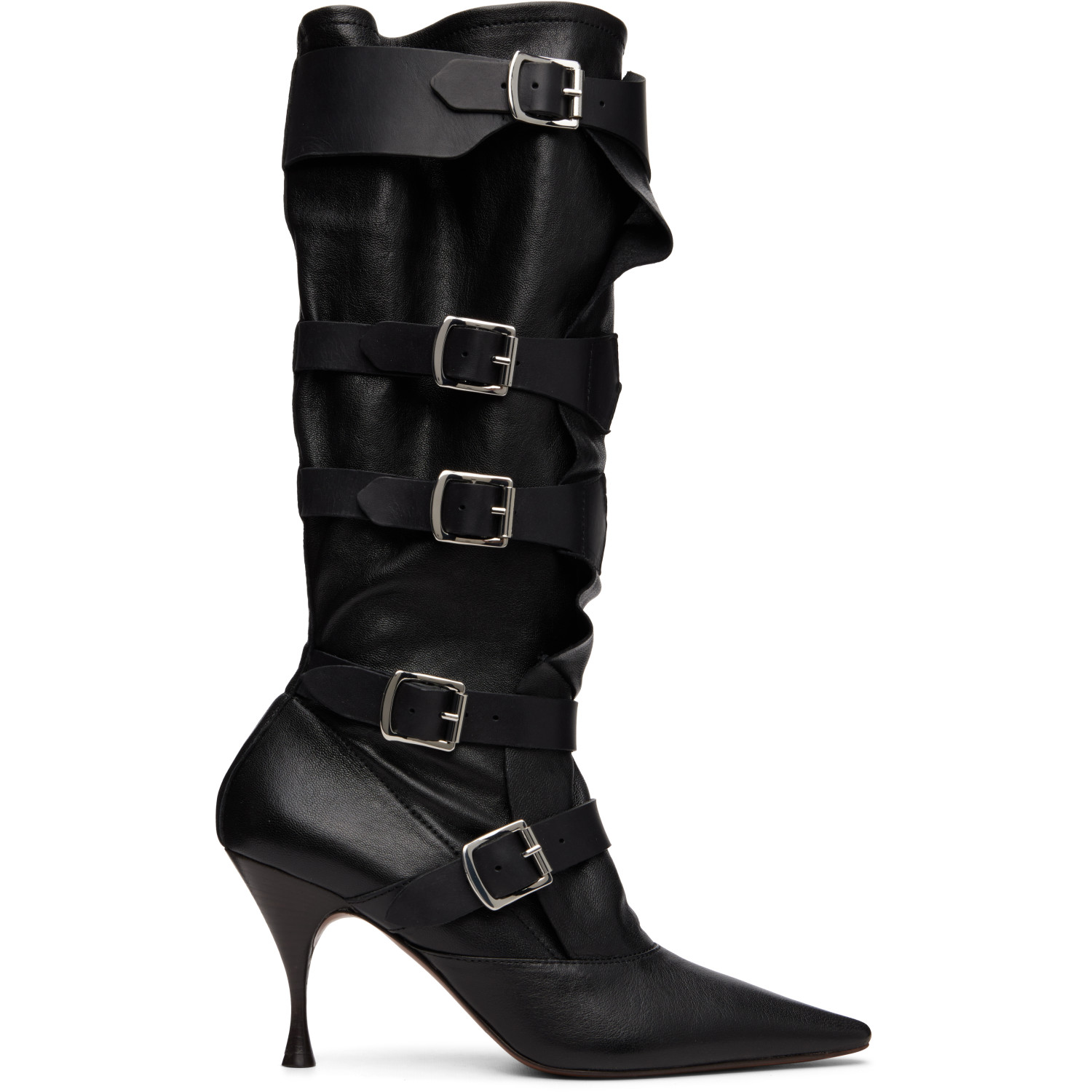 Vivienne Westwood Black Treasure Tall Boots