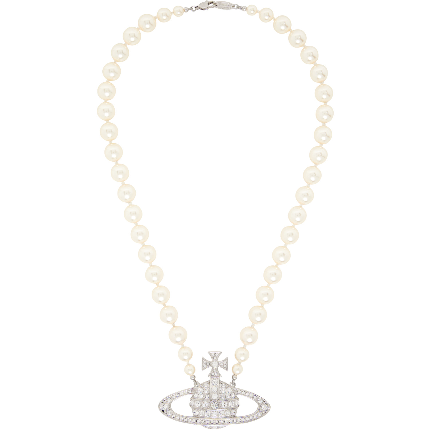 Vivienne Westwood Bas Relief Faux-Pearl Necklace