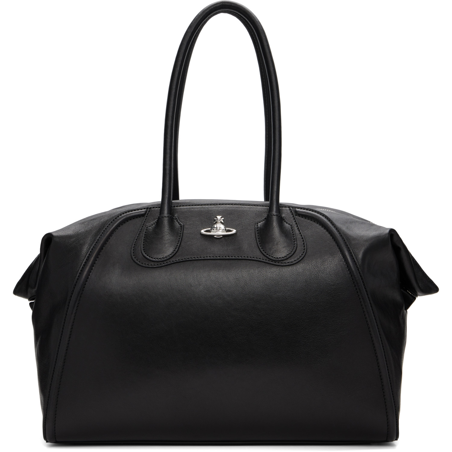 Vivienne Westwood Black Shirley Holdall Bag
